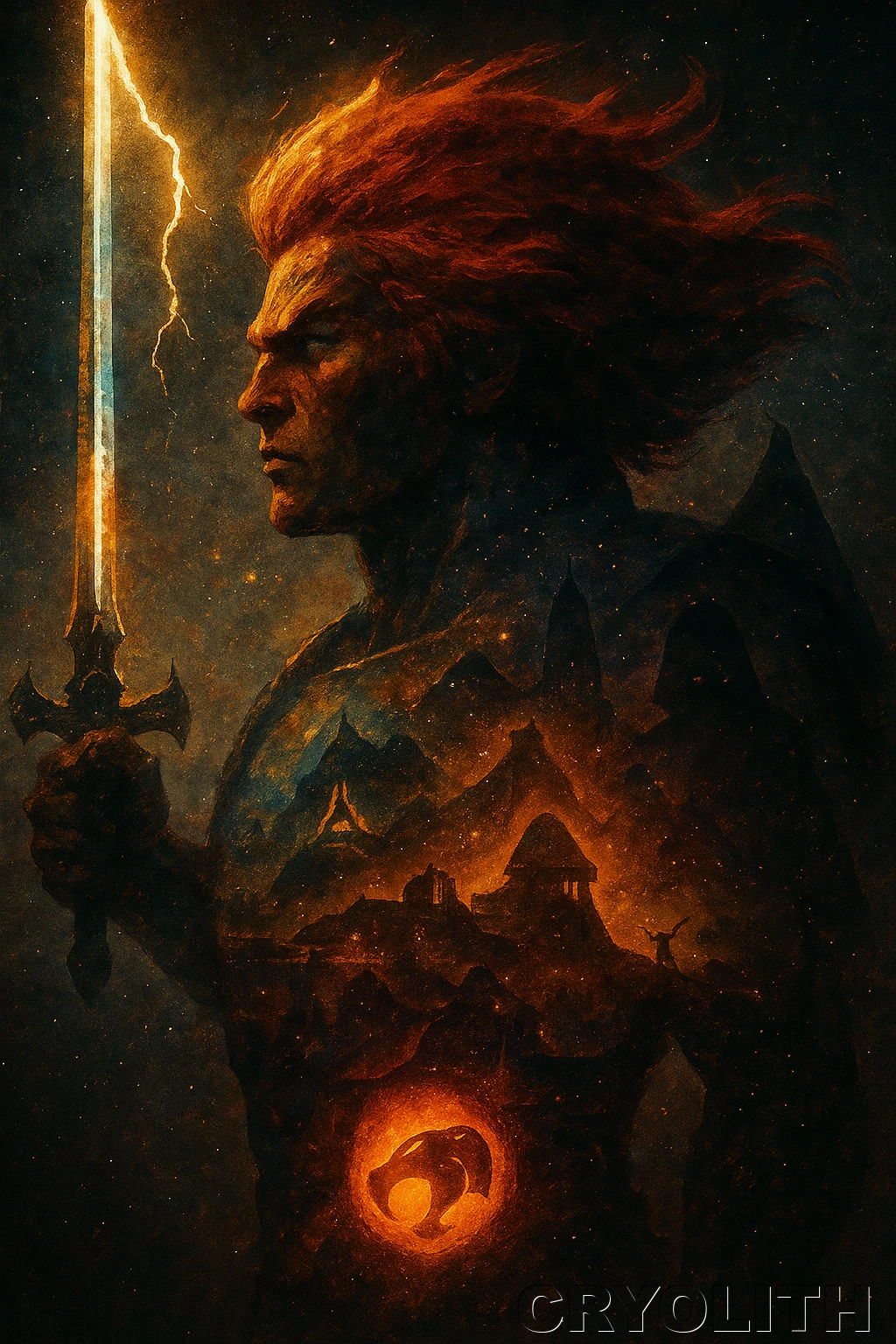 Lion-O: Sword of Omens Power - Echoes of Pop Culture artwork by Cryolith