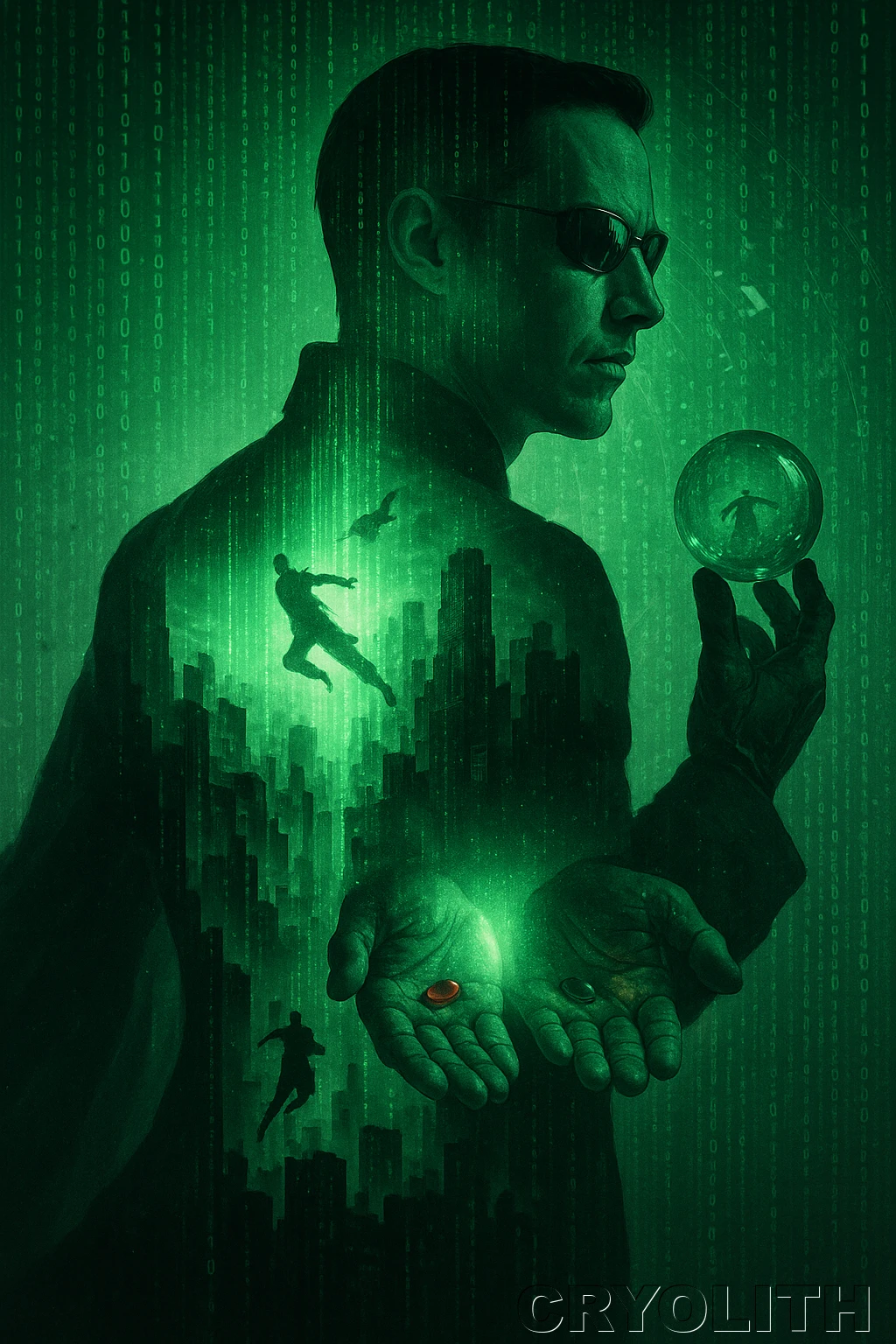 Neo: The One's Awakening - Echoes of Pop Culture artwork by Cryolith