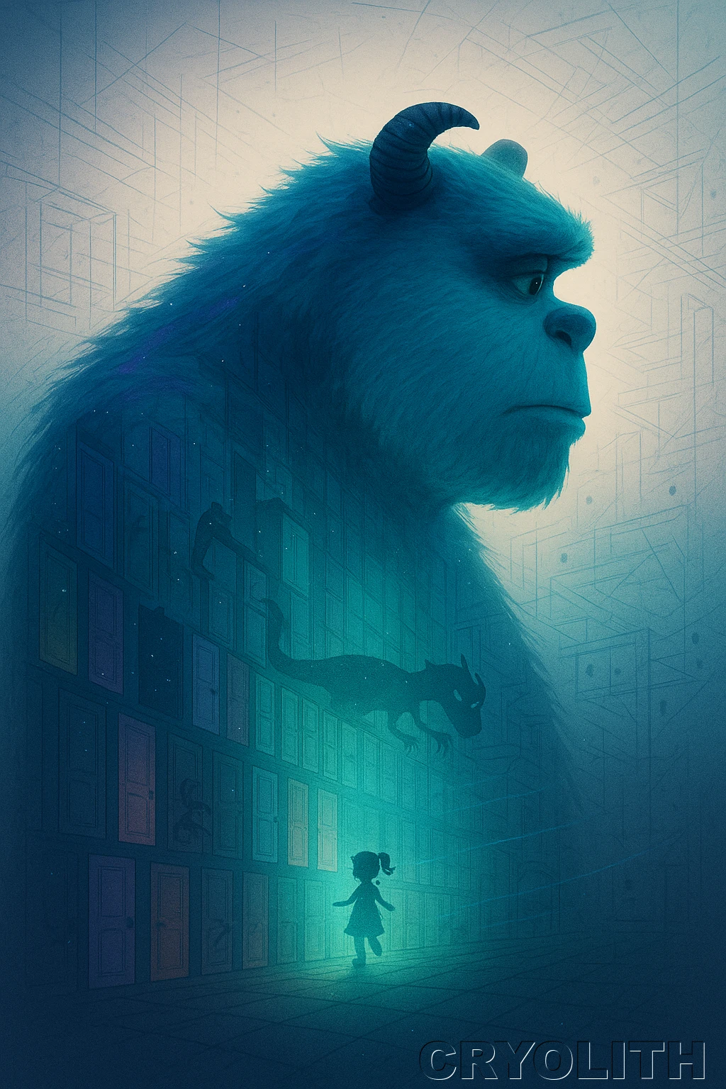 Sulley's Gentle Roar - Echoes of Pop Culture artwork by Cryolith