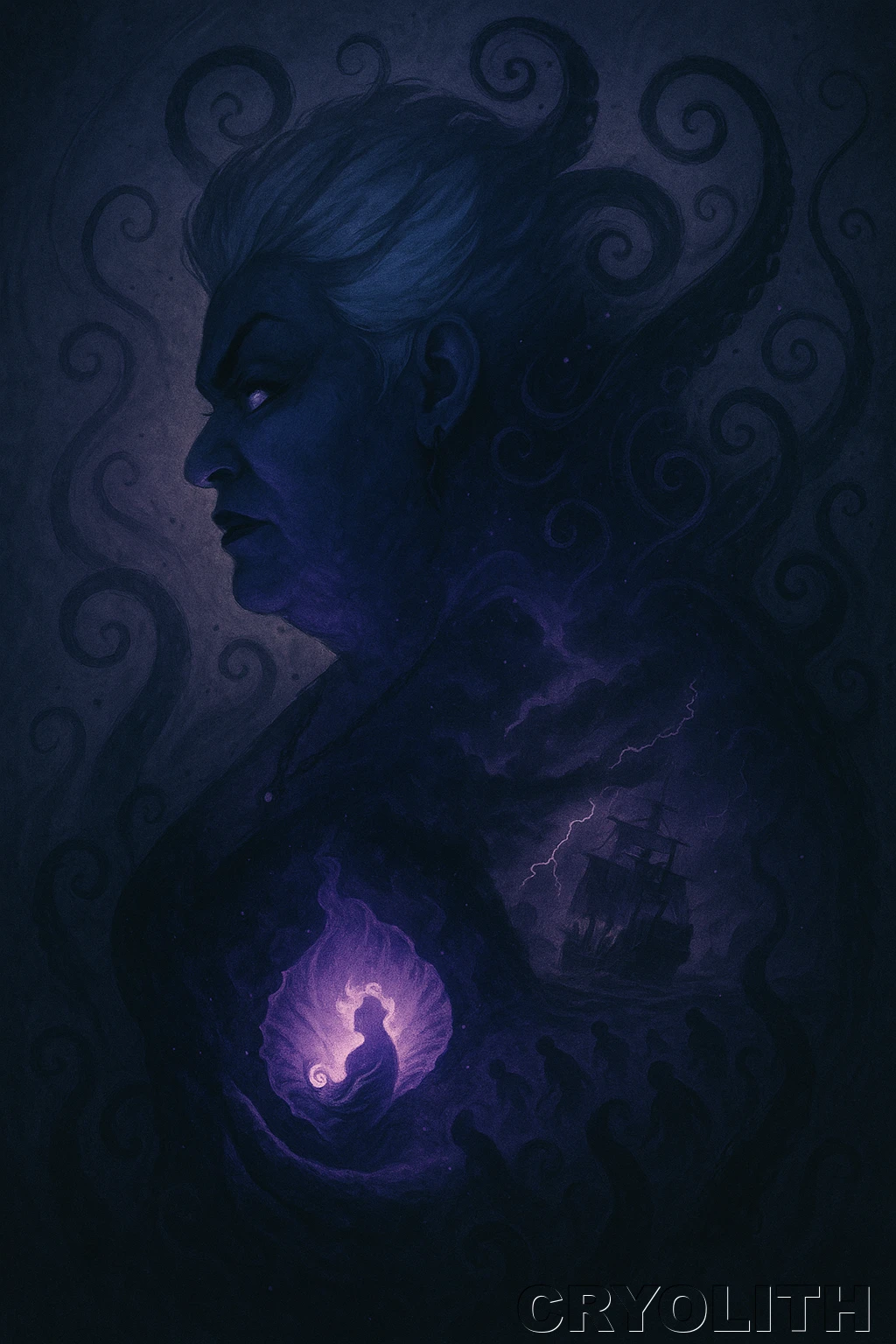 Ursula's Deep Sea Bargain - Echoes of Pop Culture artwork by Cryolith