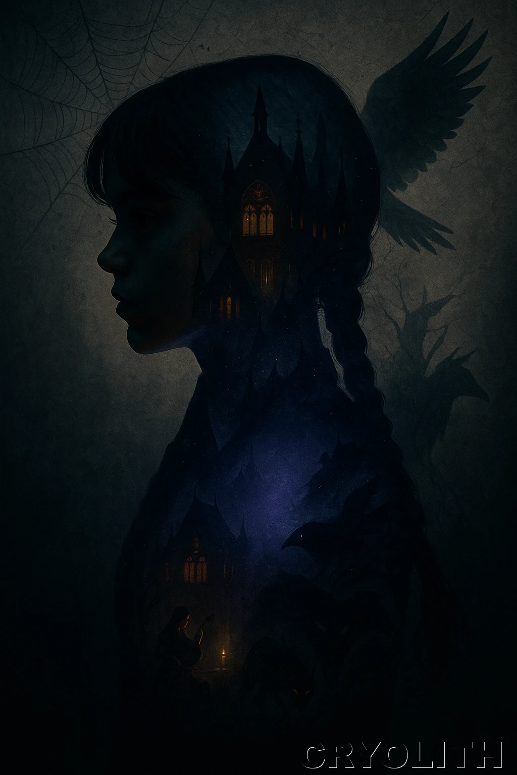 Wednesday Addams: Morbid Charm - Echoes of Pop Culture artwork by Cryolith