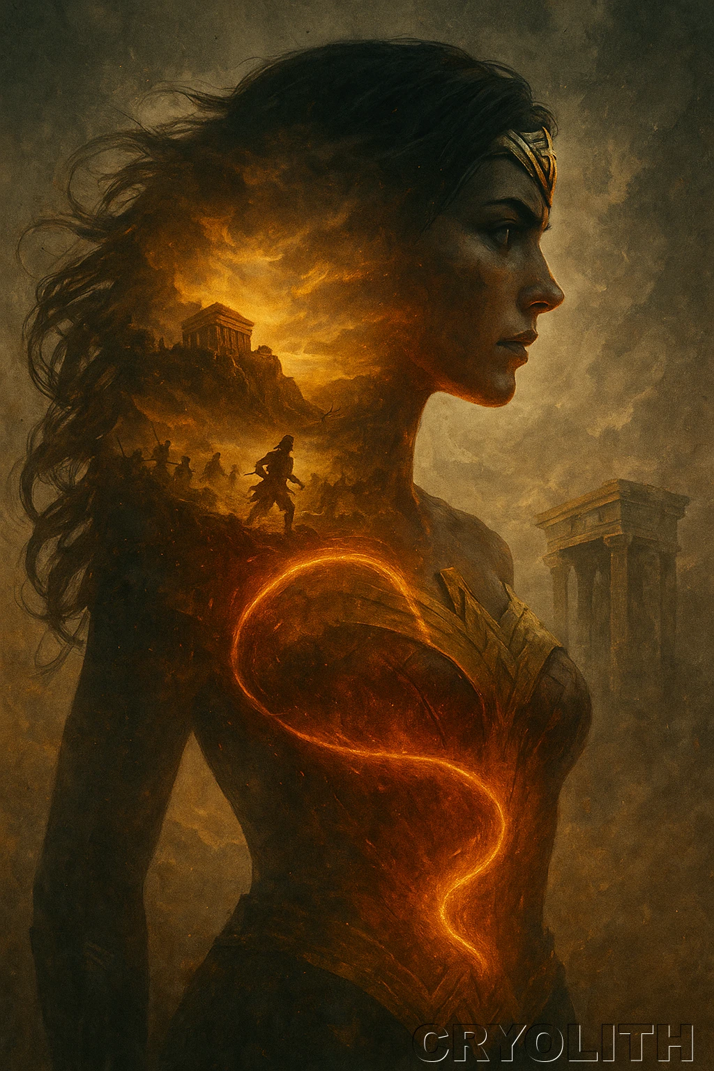 Wonder Woman: Amazonian Spirit - Echoes of Pop Culture artwork by Cryolith