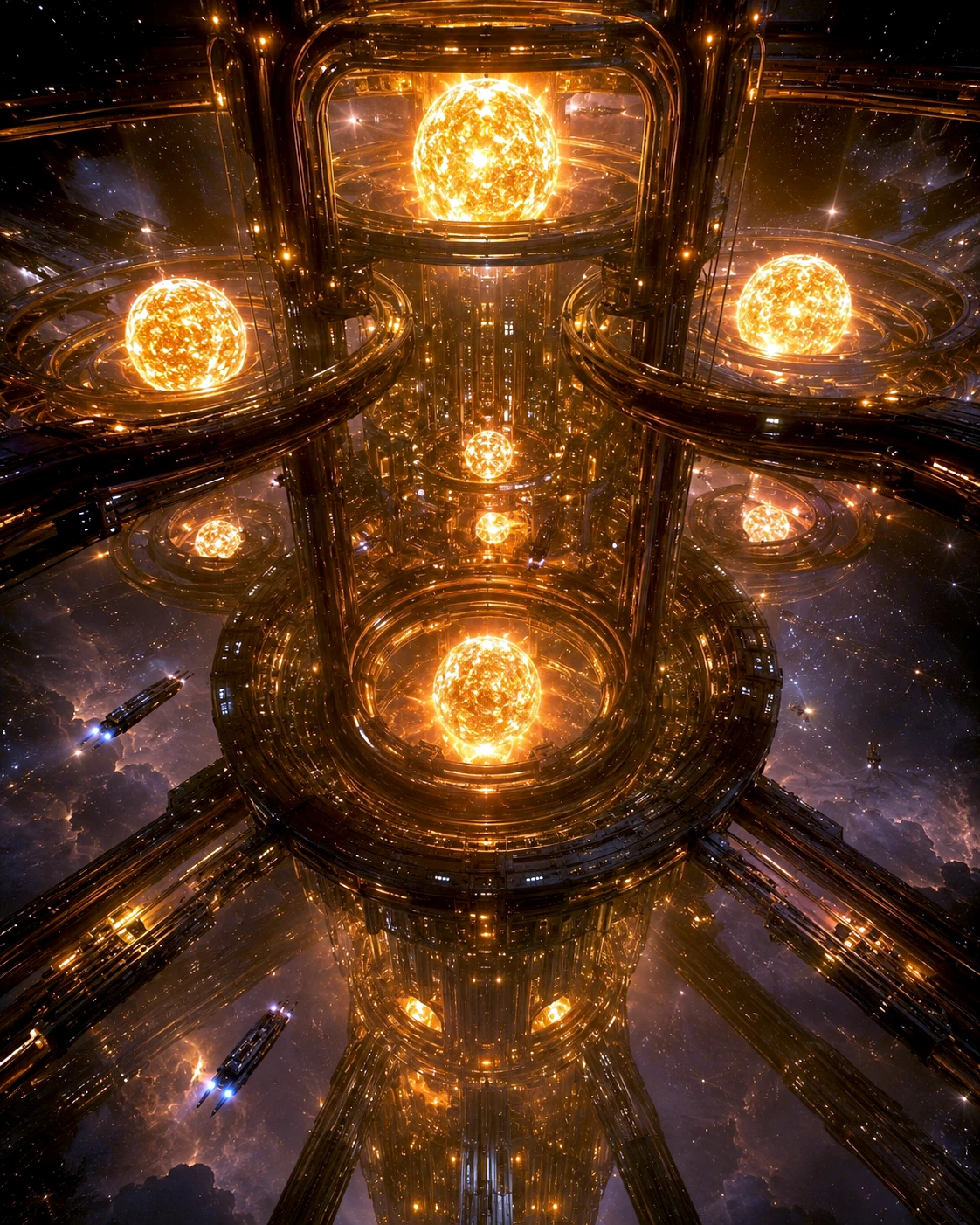 The Collector of Suns - Engines of Creation artwork by Cryolith