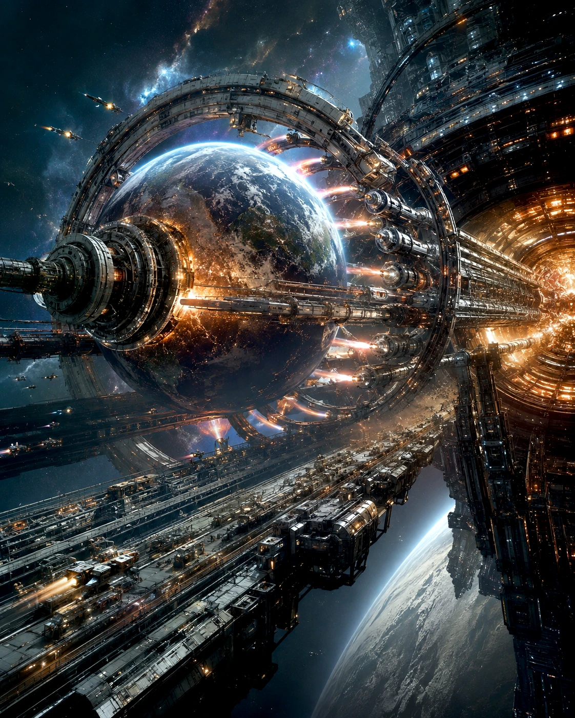 The Machine That Moves Worlds - Engines of Creation artwork by Cryolith
