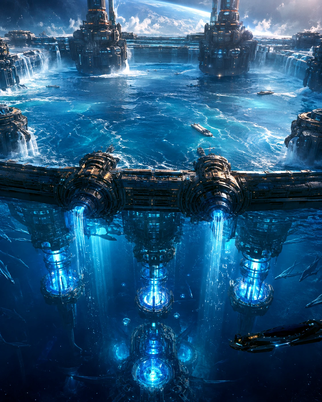 The Ocean Engine - Engines of Creation artwork by Cryolith