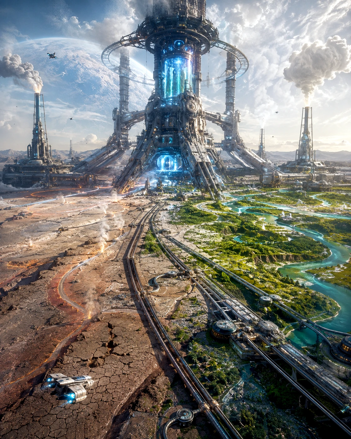 The Terraformer - Engines of Creation artwork by Cryolith