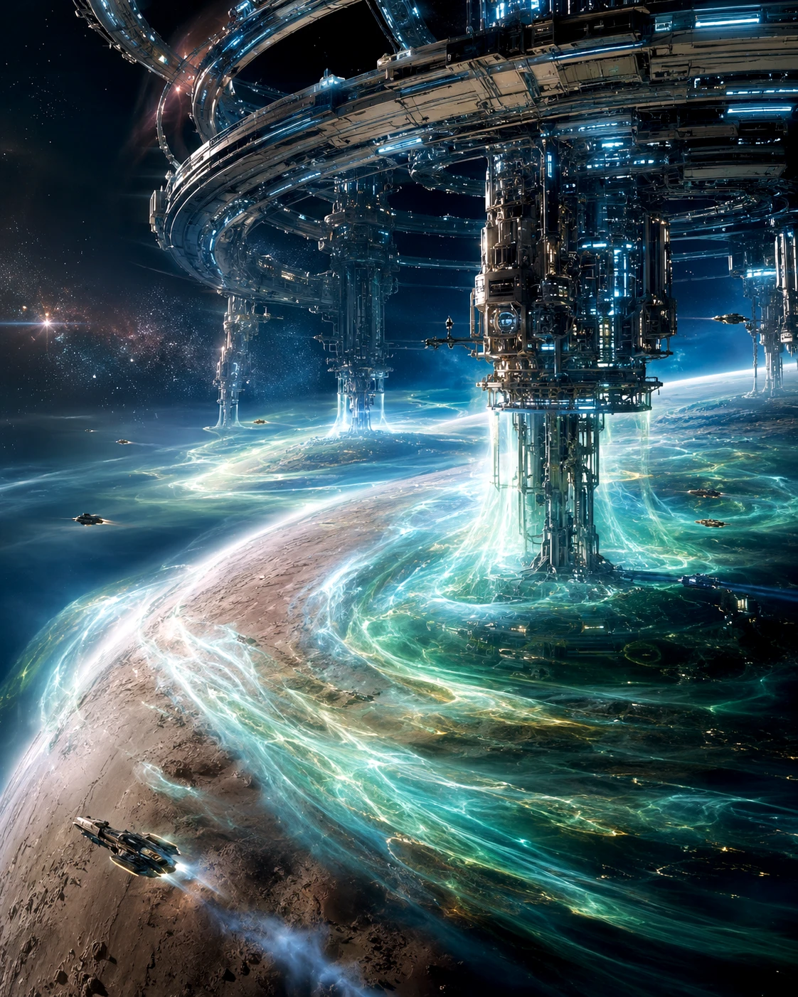 The Weaver of Atmospheres - Engines of Creation artwork by Cryolith