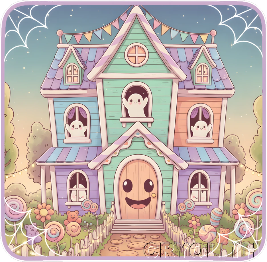 Haunted Candy Cottage - Whimsical Haunts artwork by Cryolith