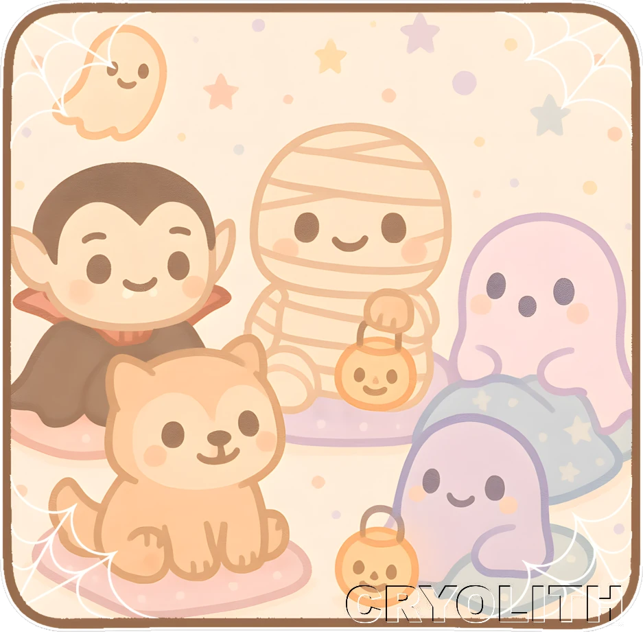 Trick-or-Treat Parade - Whimsical Haunts artwork by Cryolith