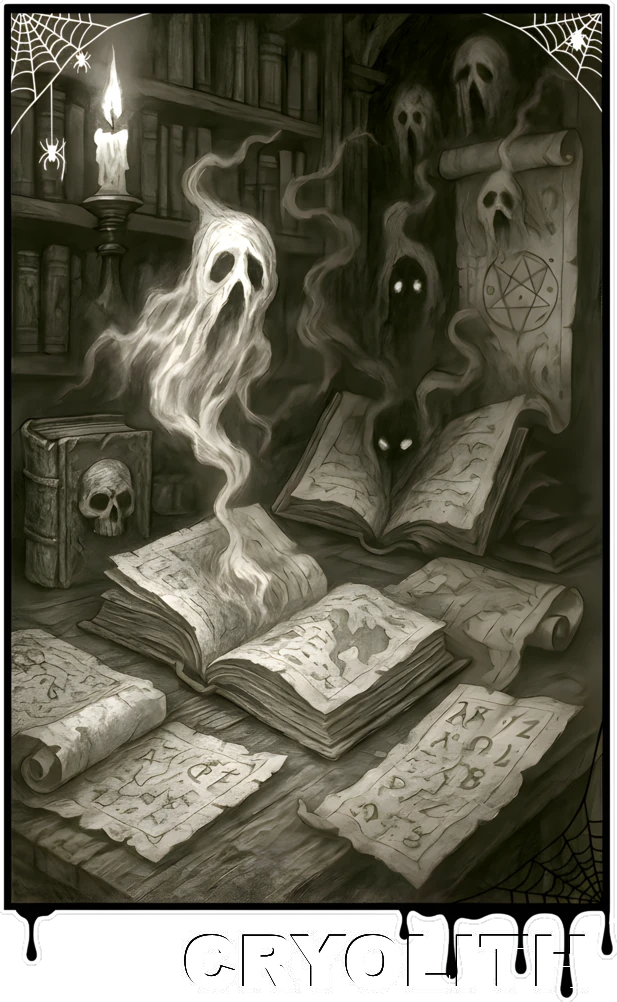 Library of the Damned - Whimsical Haunts artwork by Cryolith