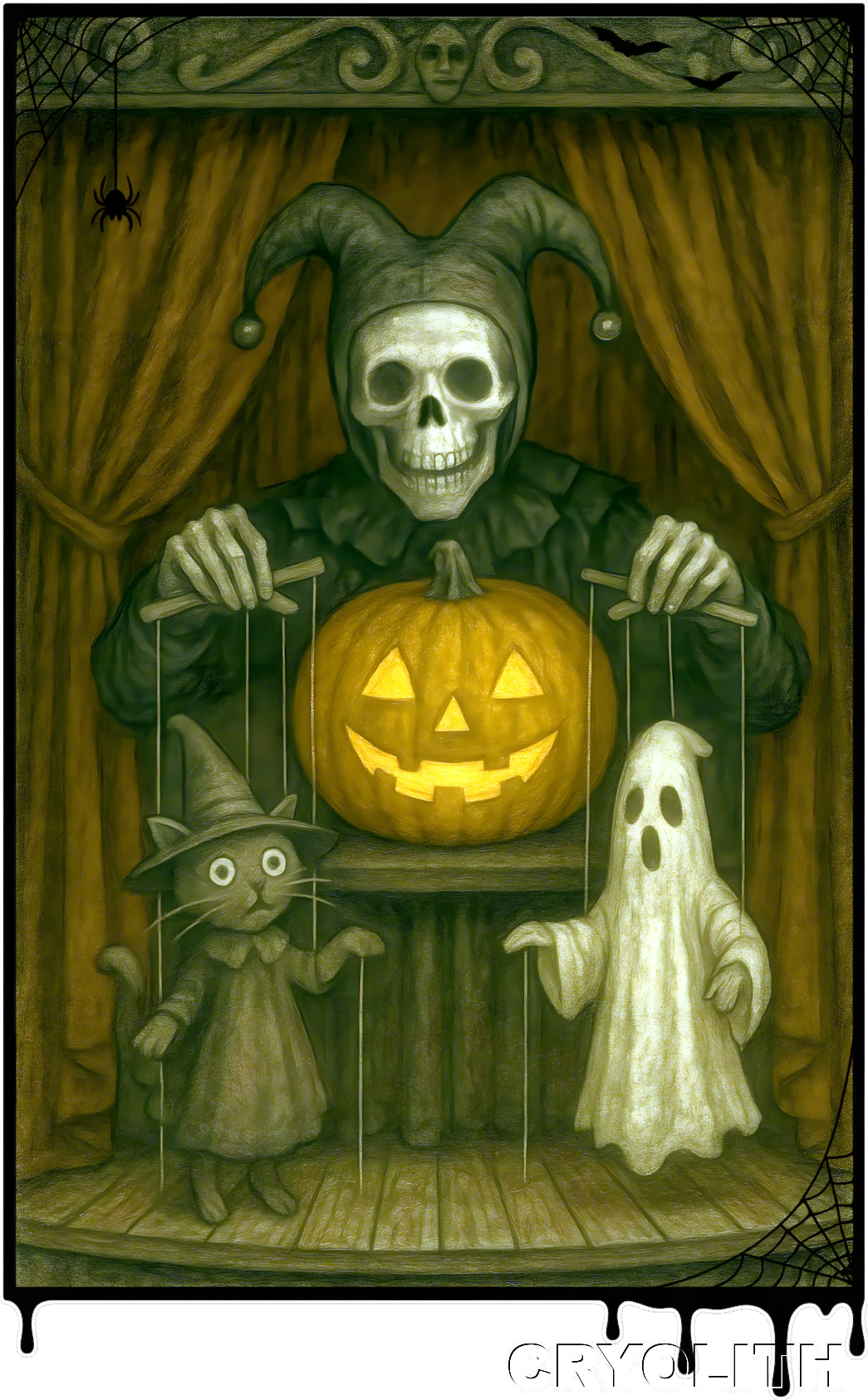 Puppetmaster of the Veil - Whimsical Haunts artwork by Cryolith