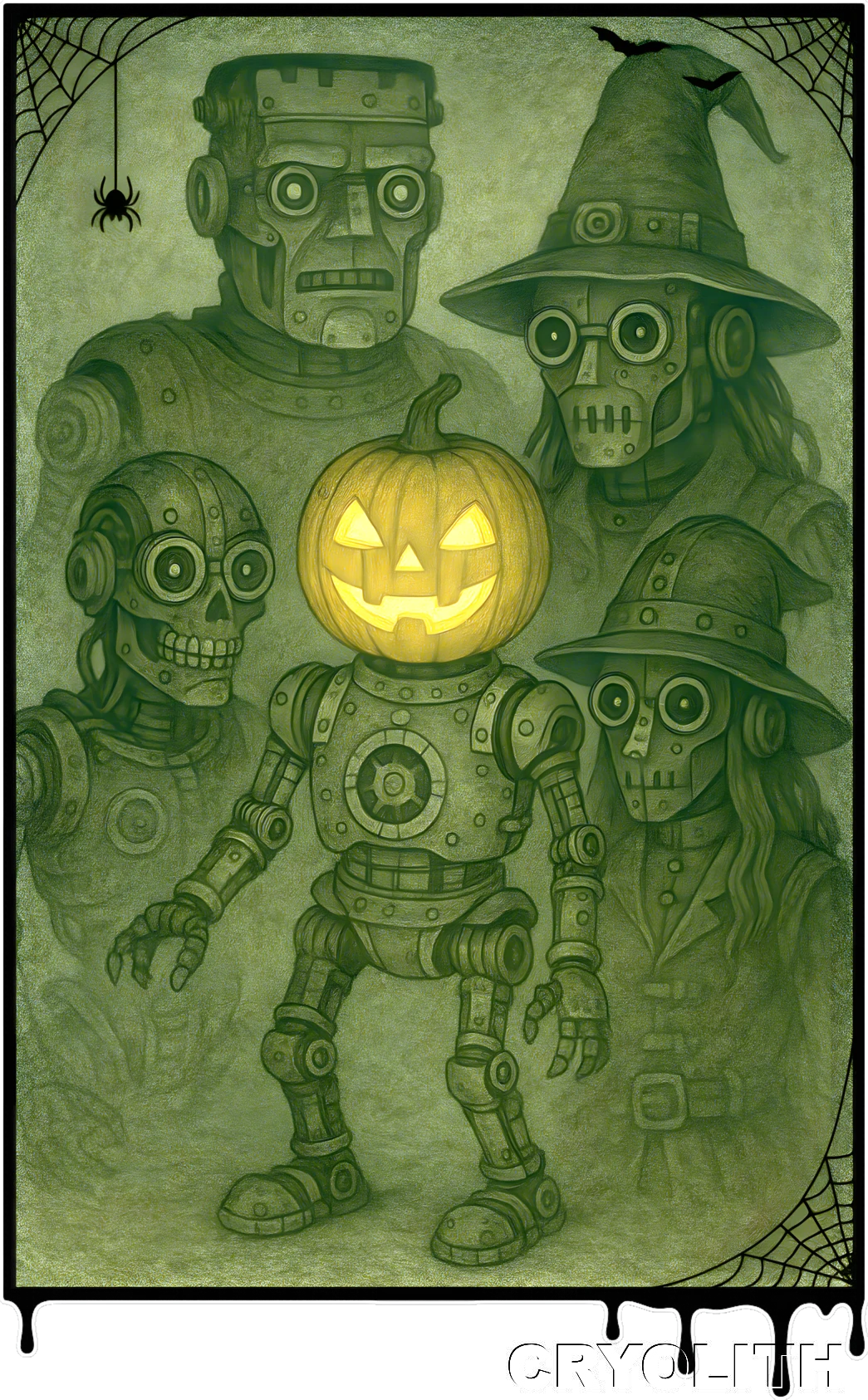 Clockwork Coven - Whimsical Haunts artwork by Cryolith