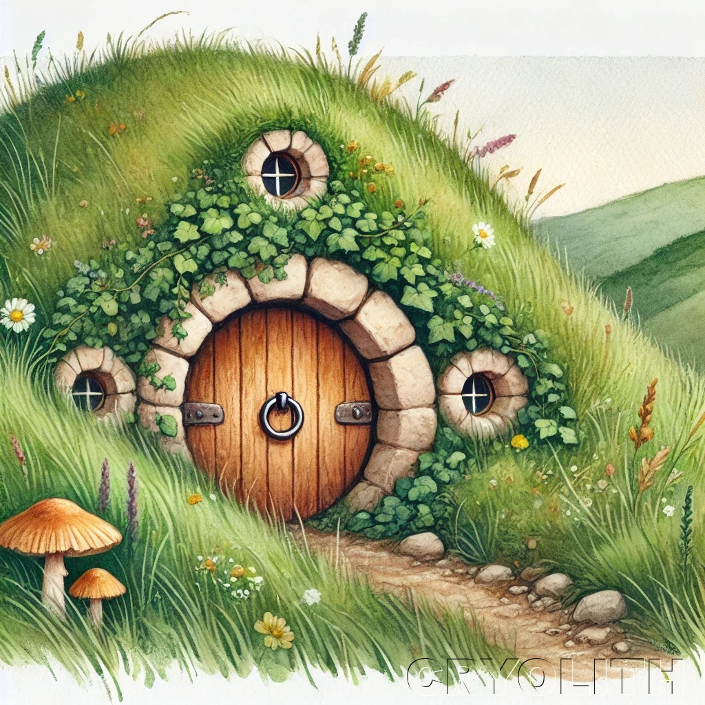The Burrow Beneath the Hill - Hearth and Haven artwork by Cryolith