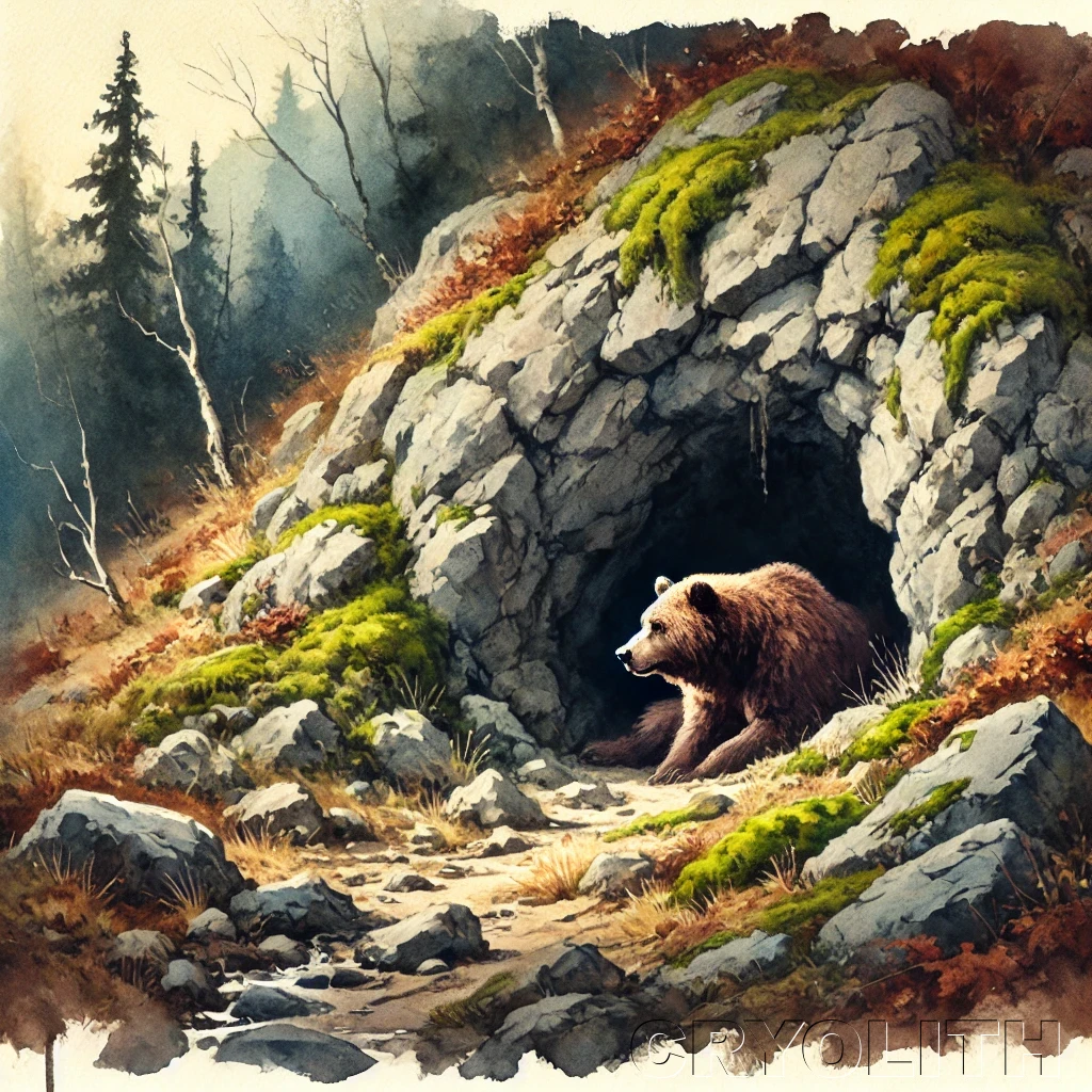The Cave of the Bear - Hearth and Haven artwork by Cryolith