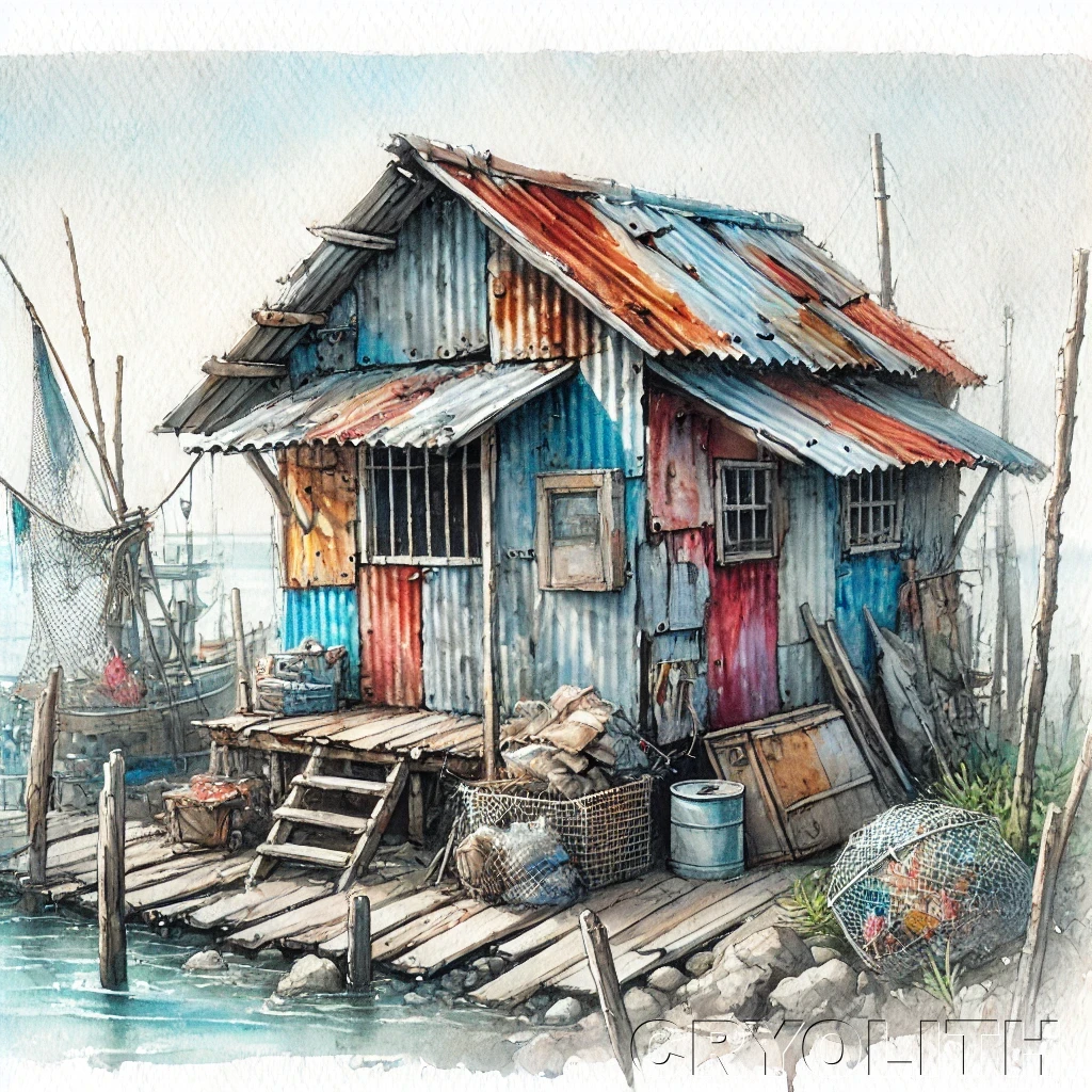 The Shanty by the Sea - Hearth and Haven artwork by Cryolith