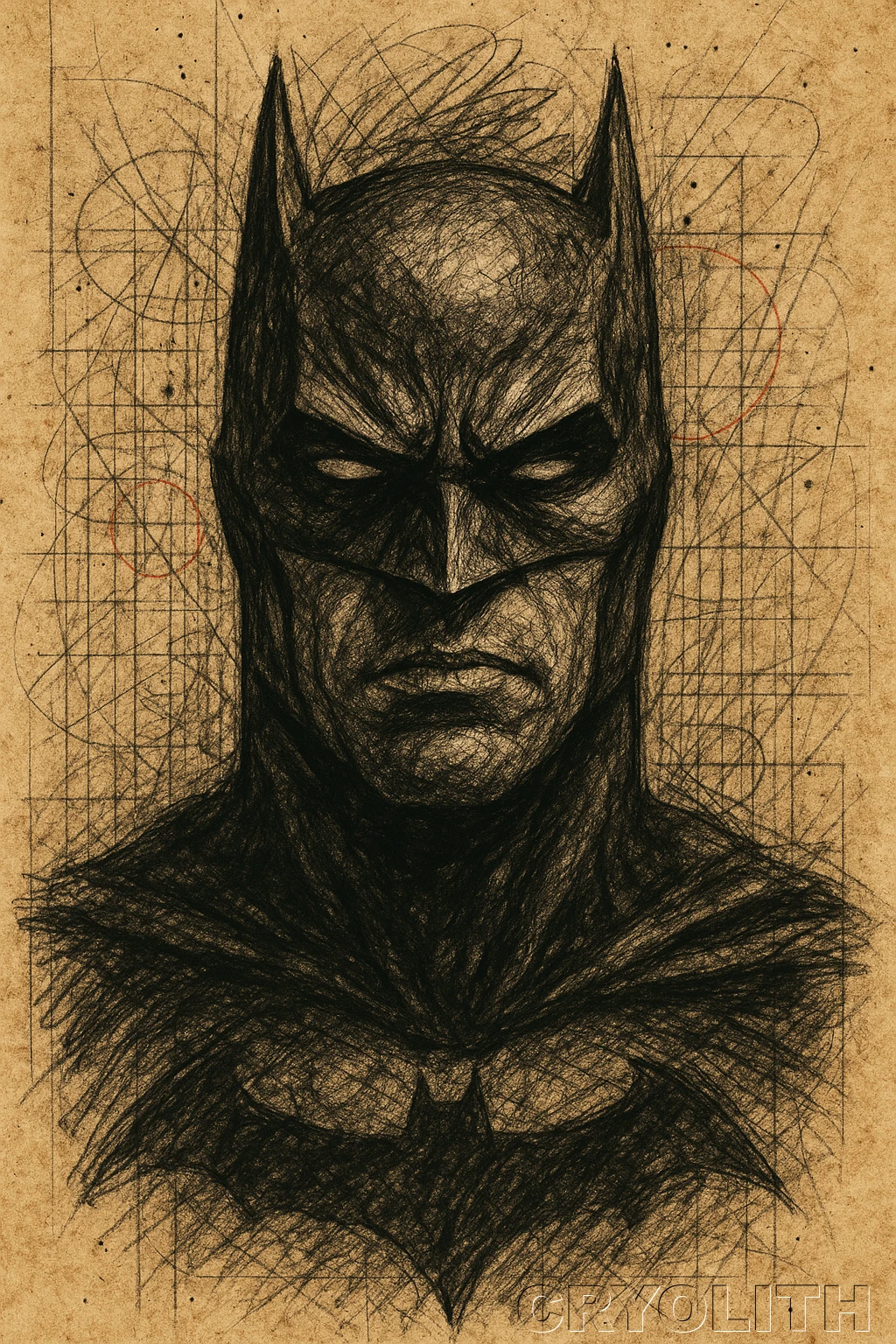 The Gotham Enigma - Icons in Graphite artwork by Cryolith