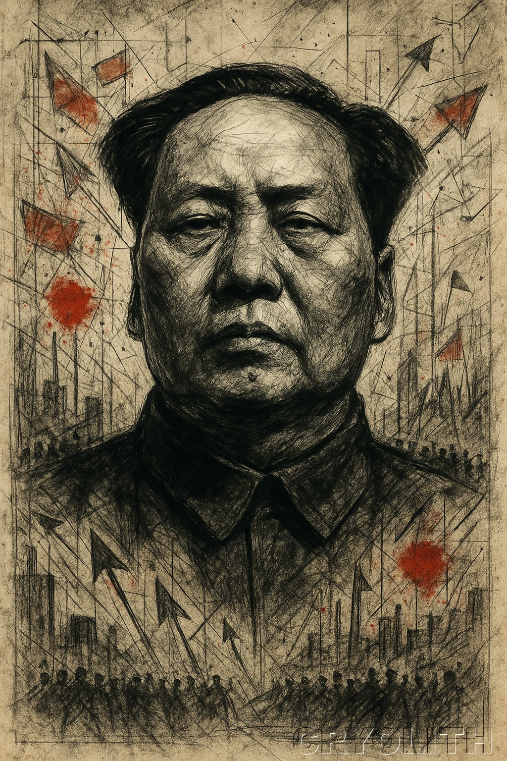 The Chairman's March - Icons in Graphite artwork by Cryolith