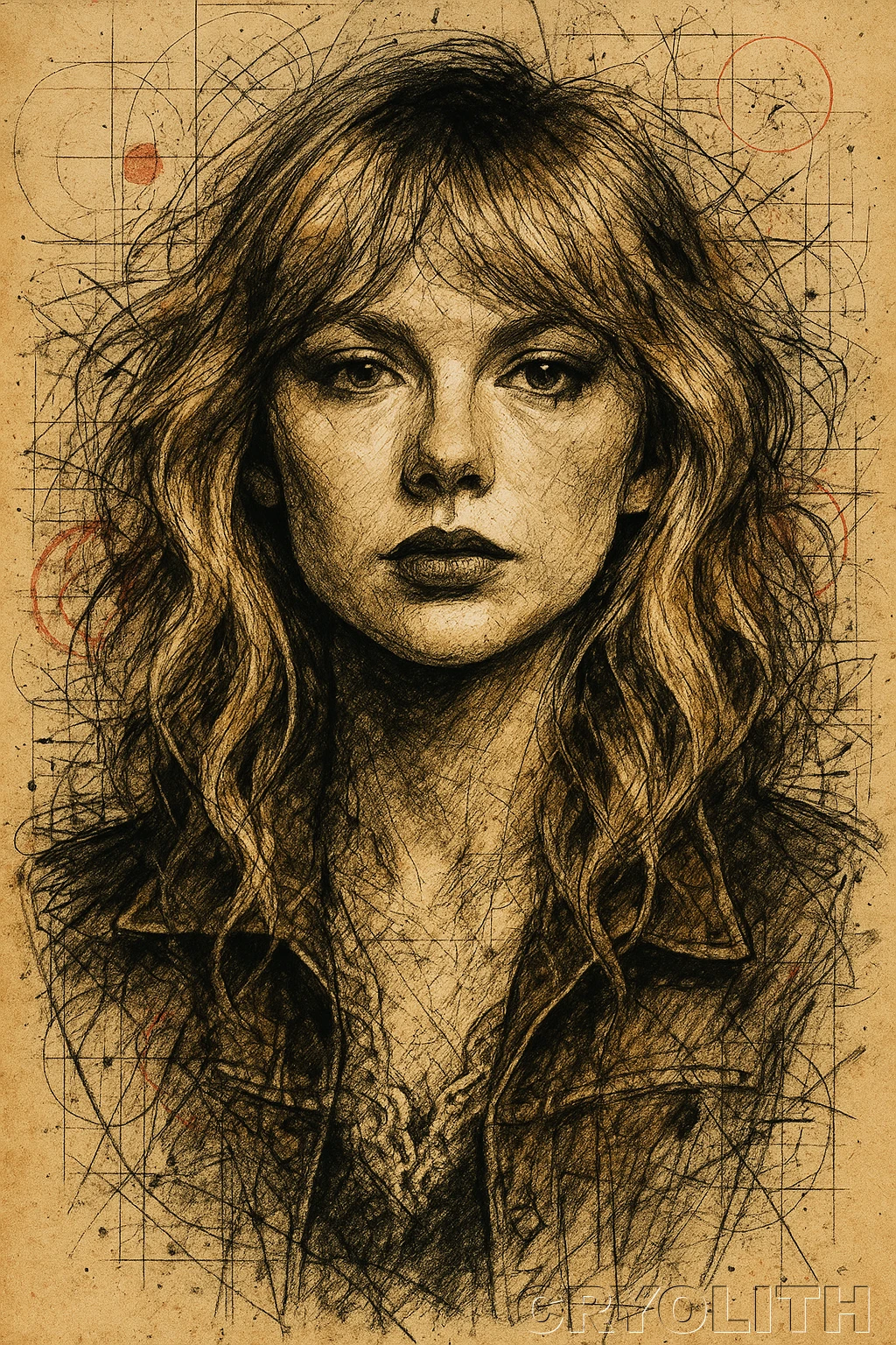 The Architect of Narrative - Icons in Graphite artwork by Cryolith