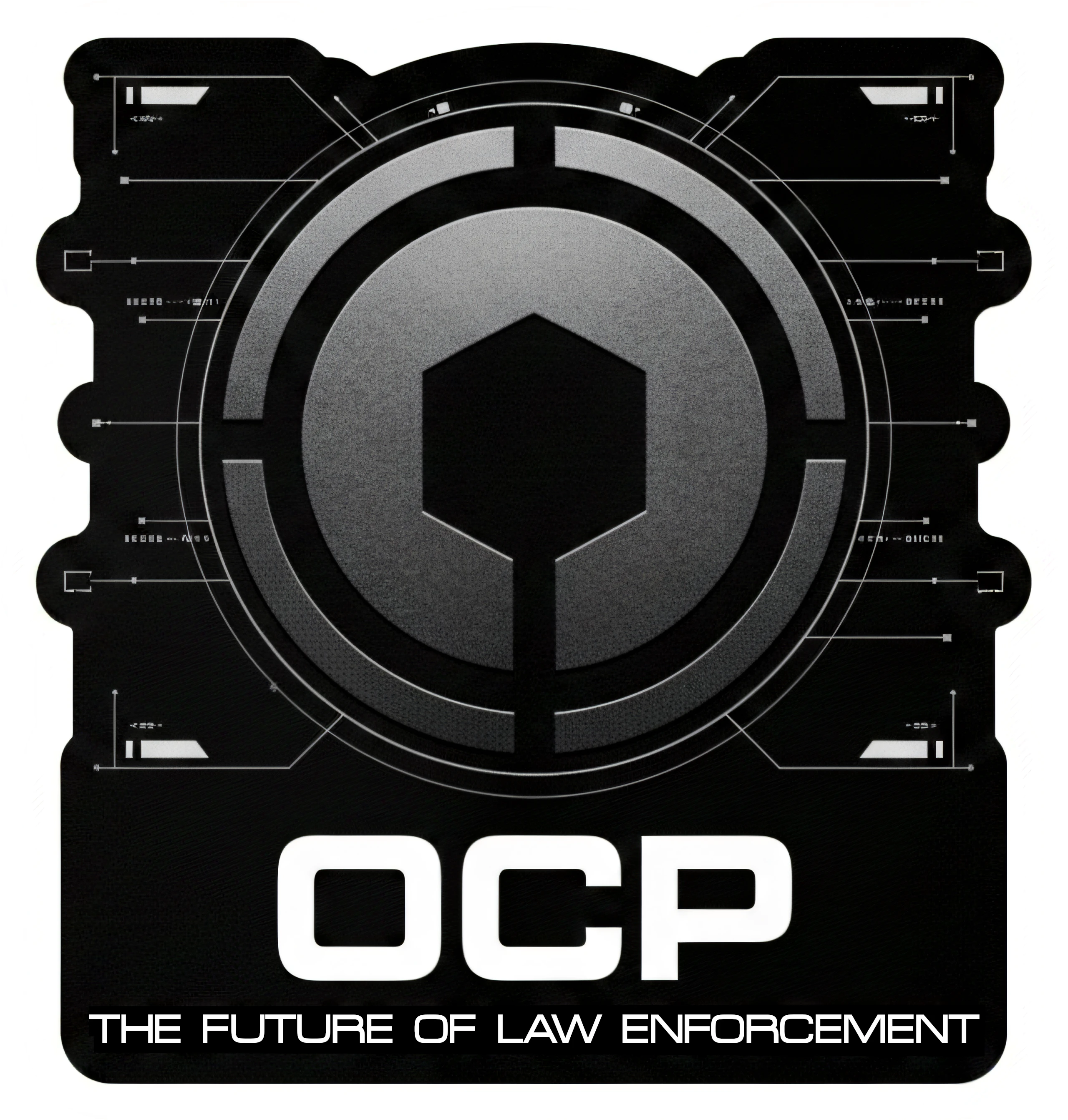 OCP - The Future of Law Enforcement - Imaginary Enterprises artwork by Cryolith