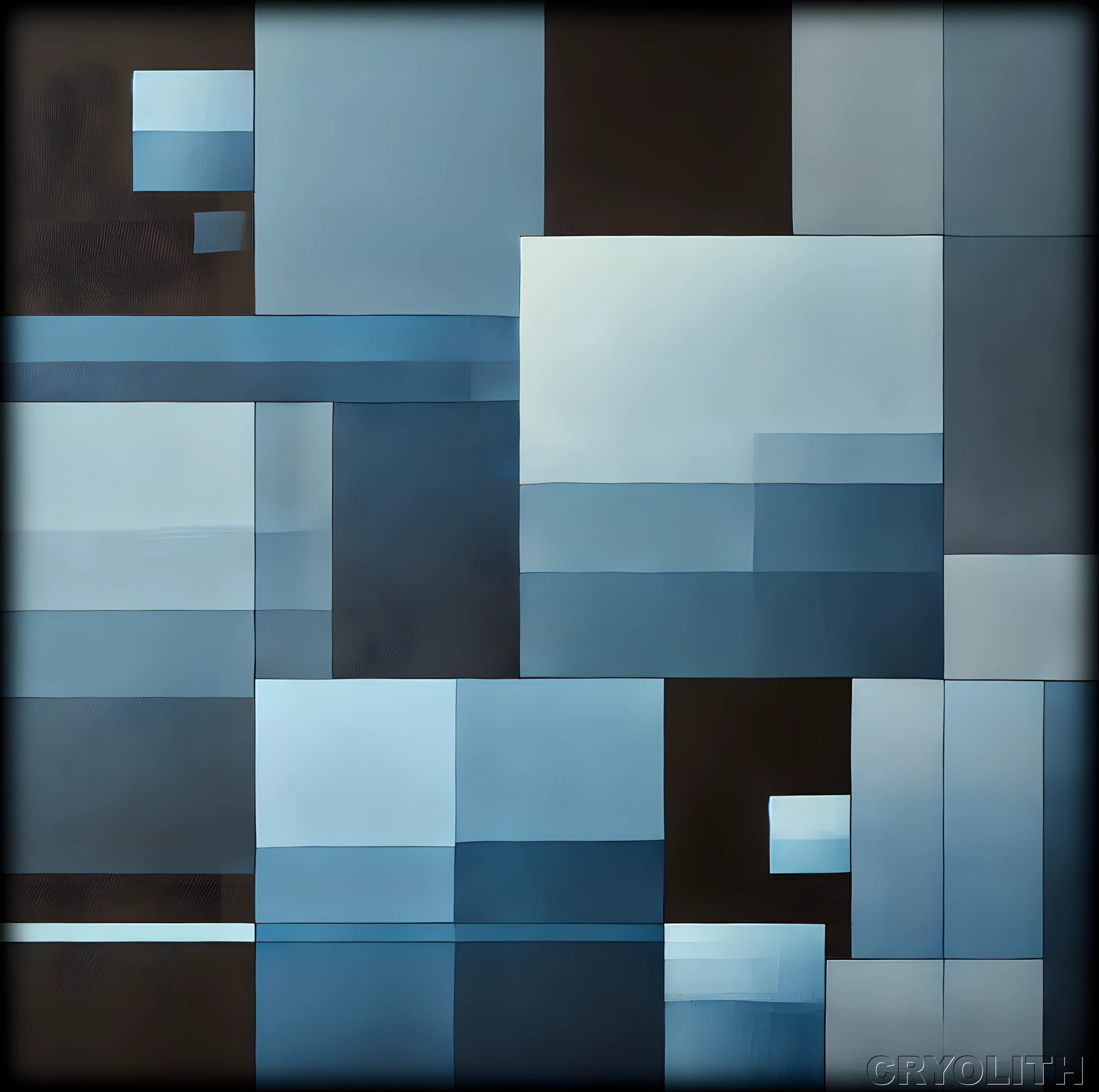 Blue Horizon - Kaleidoscope of Form artwork by Cryolith