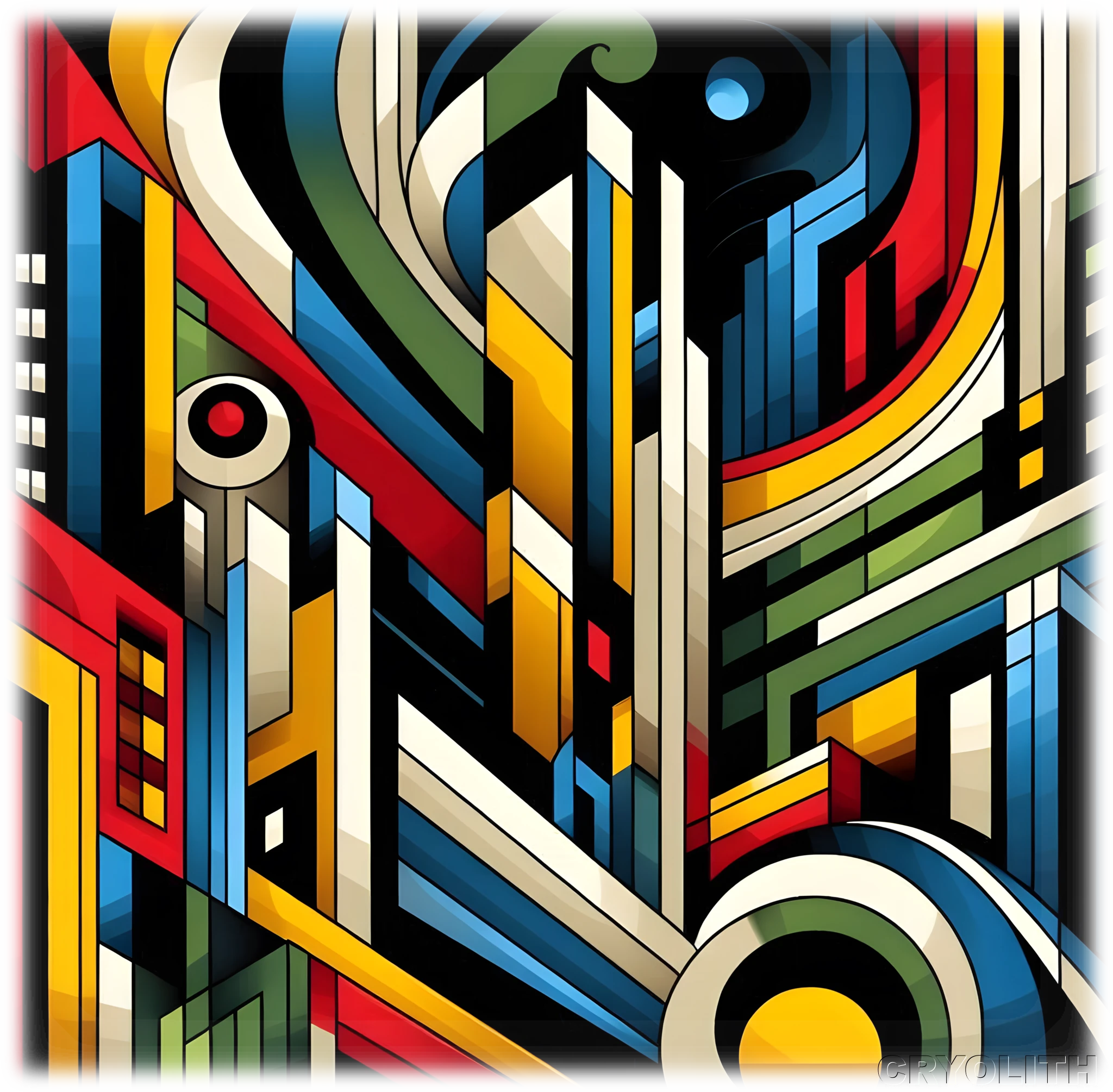 City Pulse - Kaleidoscope of Form artwork by Cryolith