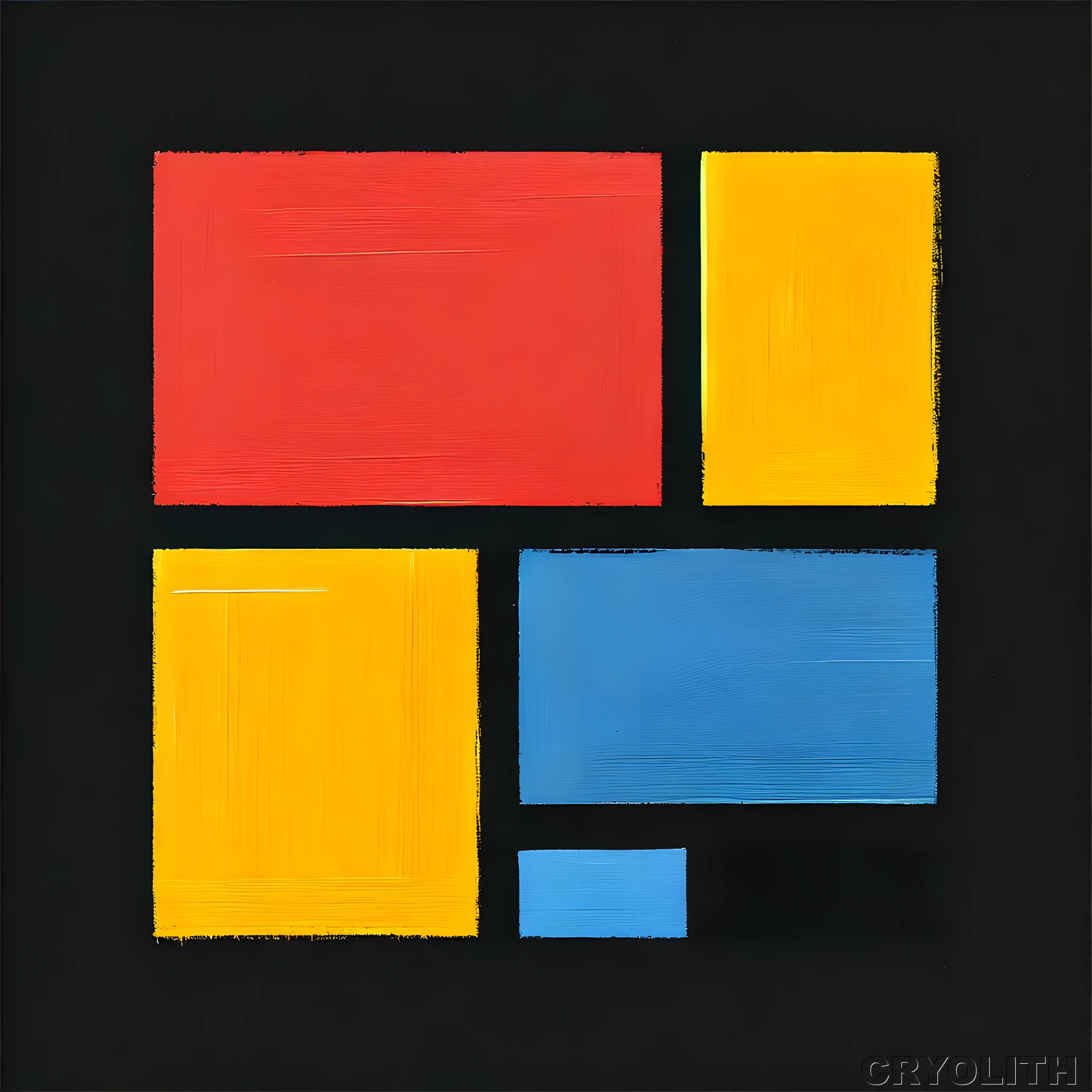 Colour Blocks In Harmony - Kaleidoscope of Form artwork by Cryolith
