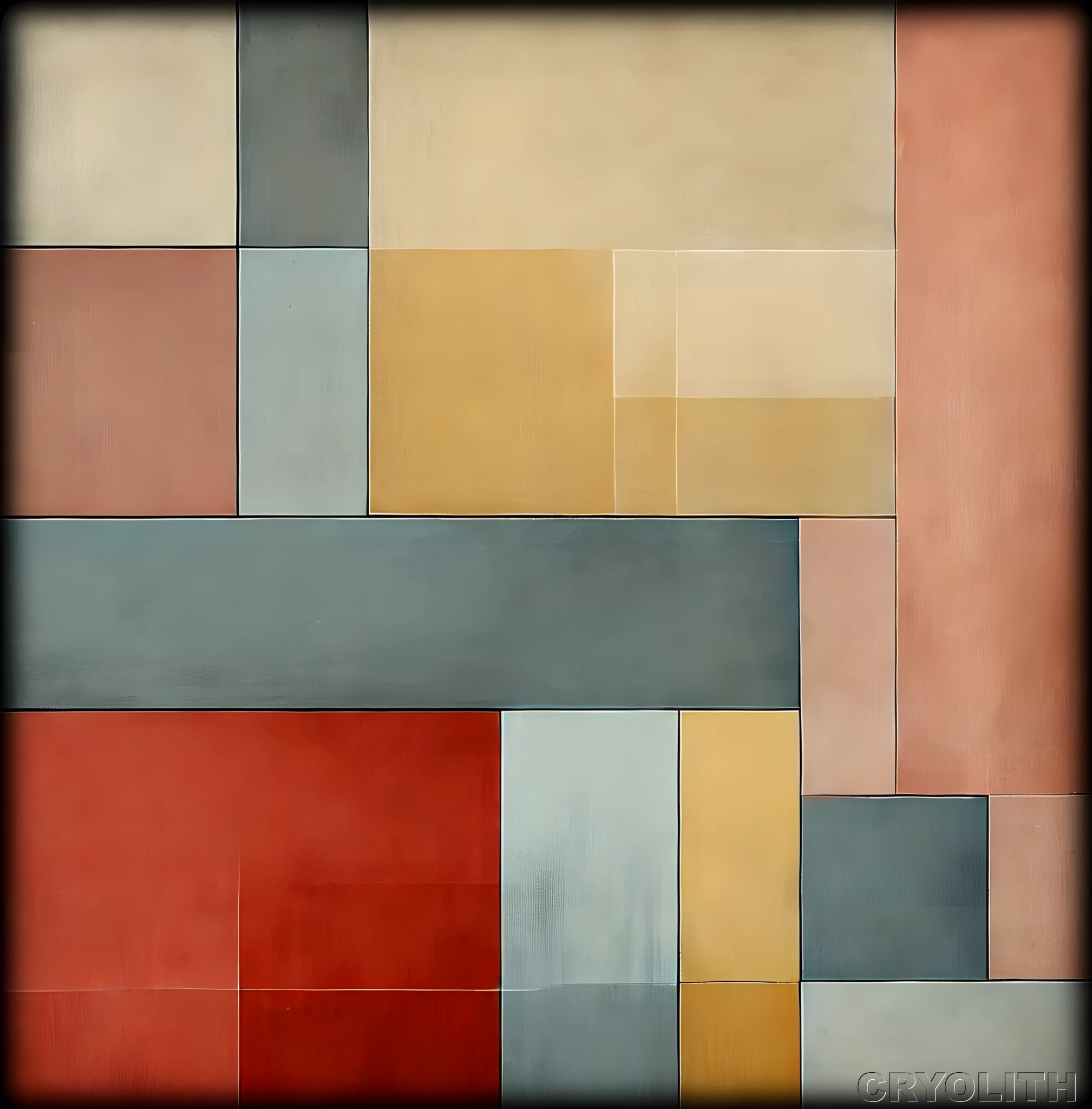 Cubist Landscape - Kaleidoscope of Form artwork by Cryolith