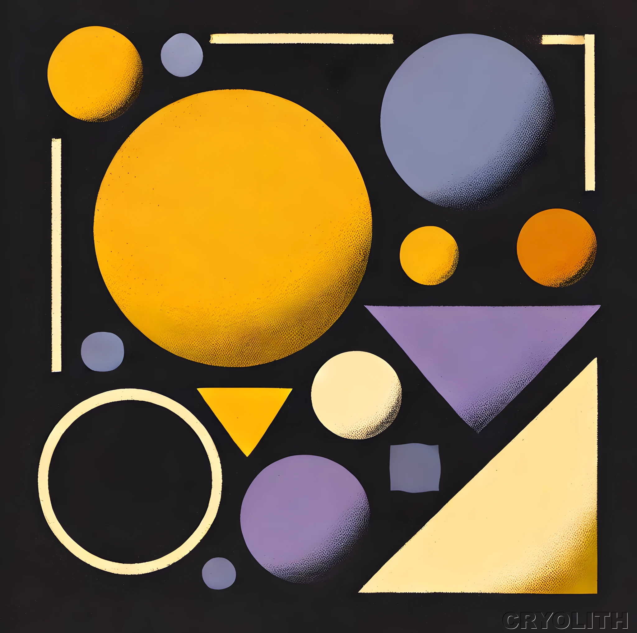 Golden Symmetry - Kaleidoscope of Form artwork by Cryolith