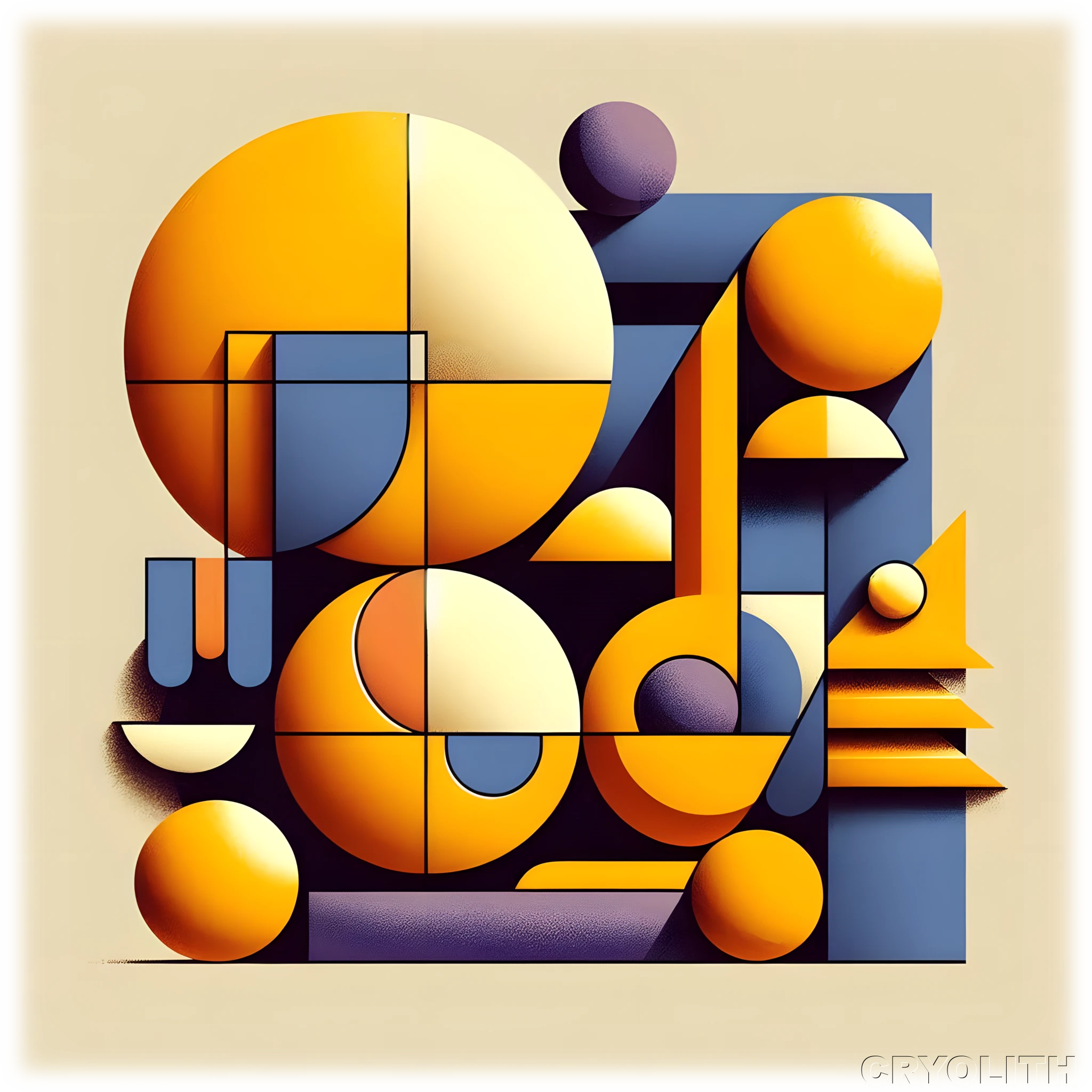 Grid Play - Kaleidoscope of Form artwork by Cryolith