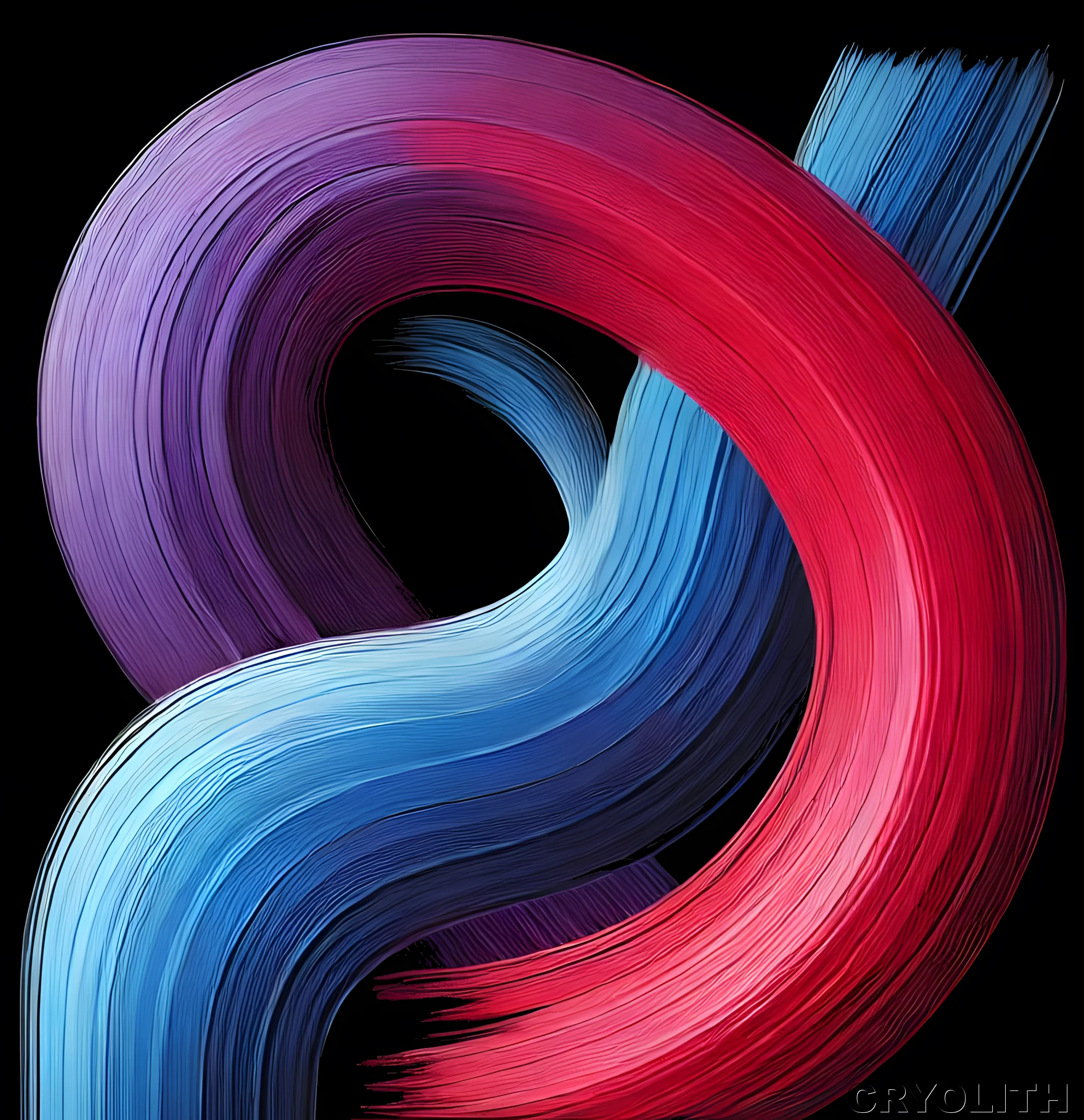 Infinite Flow - Kaleidoscope of Form artwork by Cryolith
