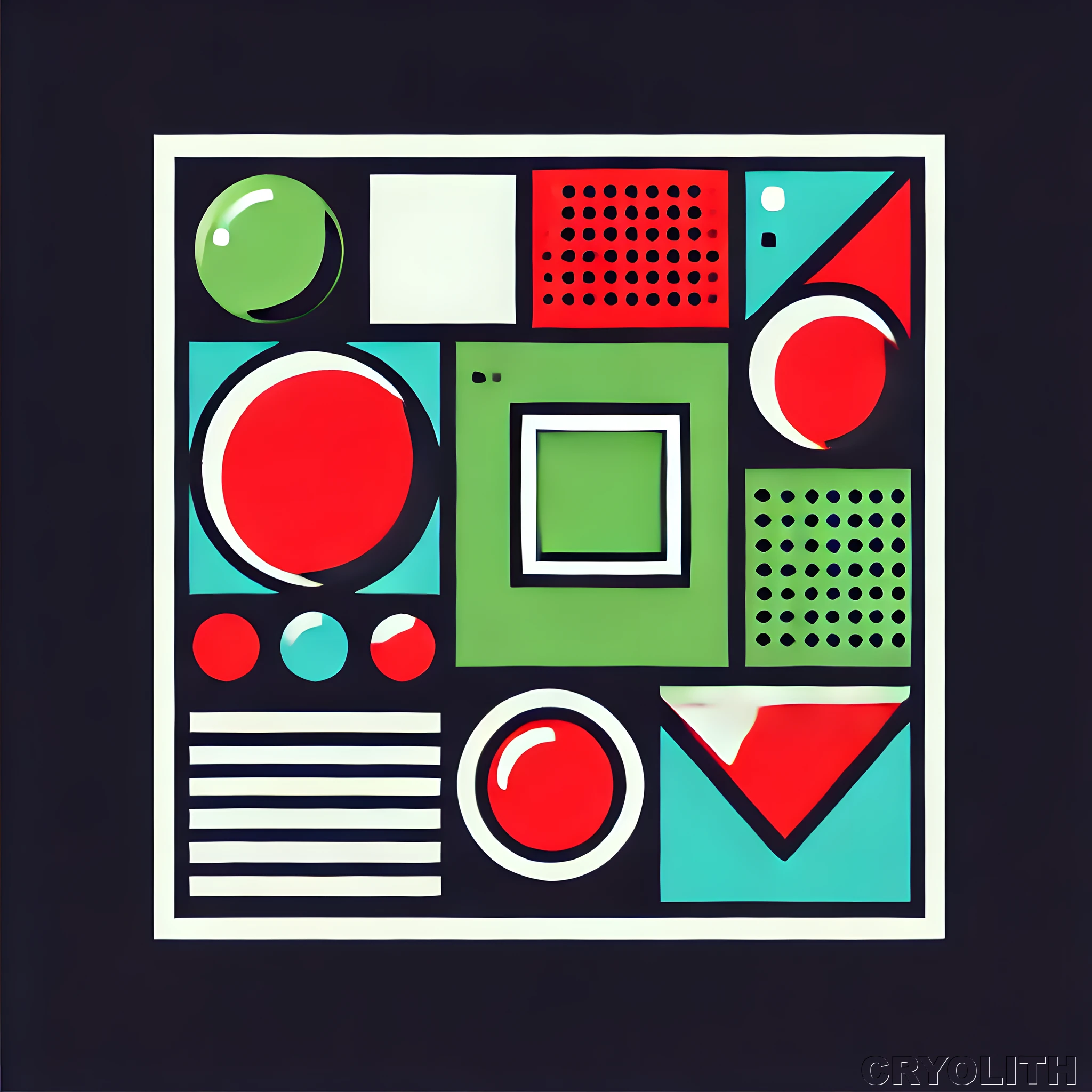Mountain Spectrum - Kaleidoscope of Form artwork by Cryolith
