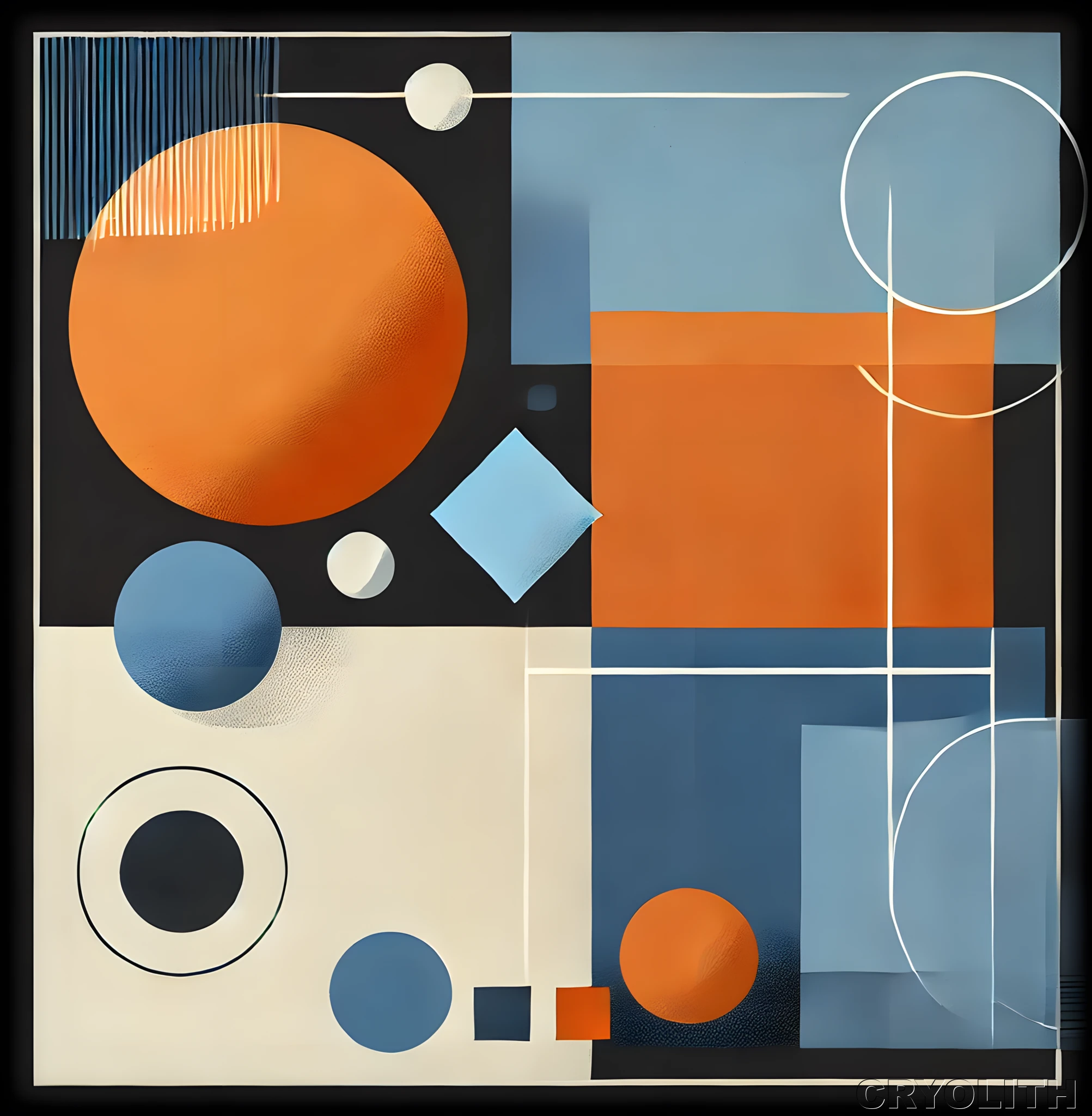 Orbital Geometry - Kaleidoscope of Form artwork by Cryolith