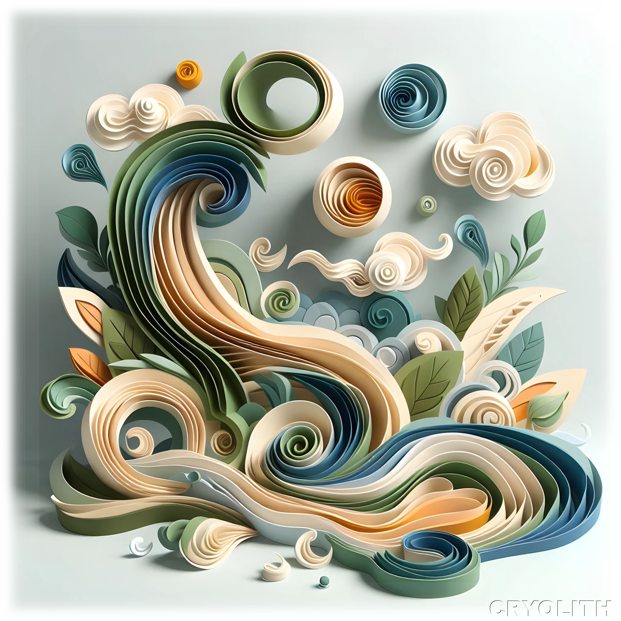 Paper Dreams - Kaleidoscope of Form artwork by Cryolith