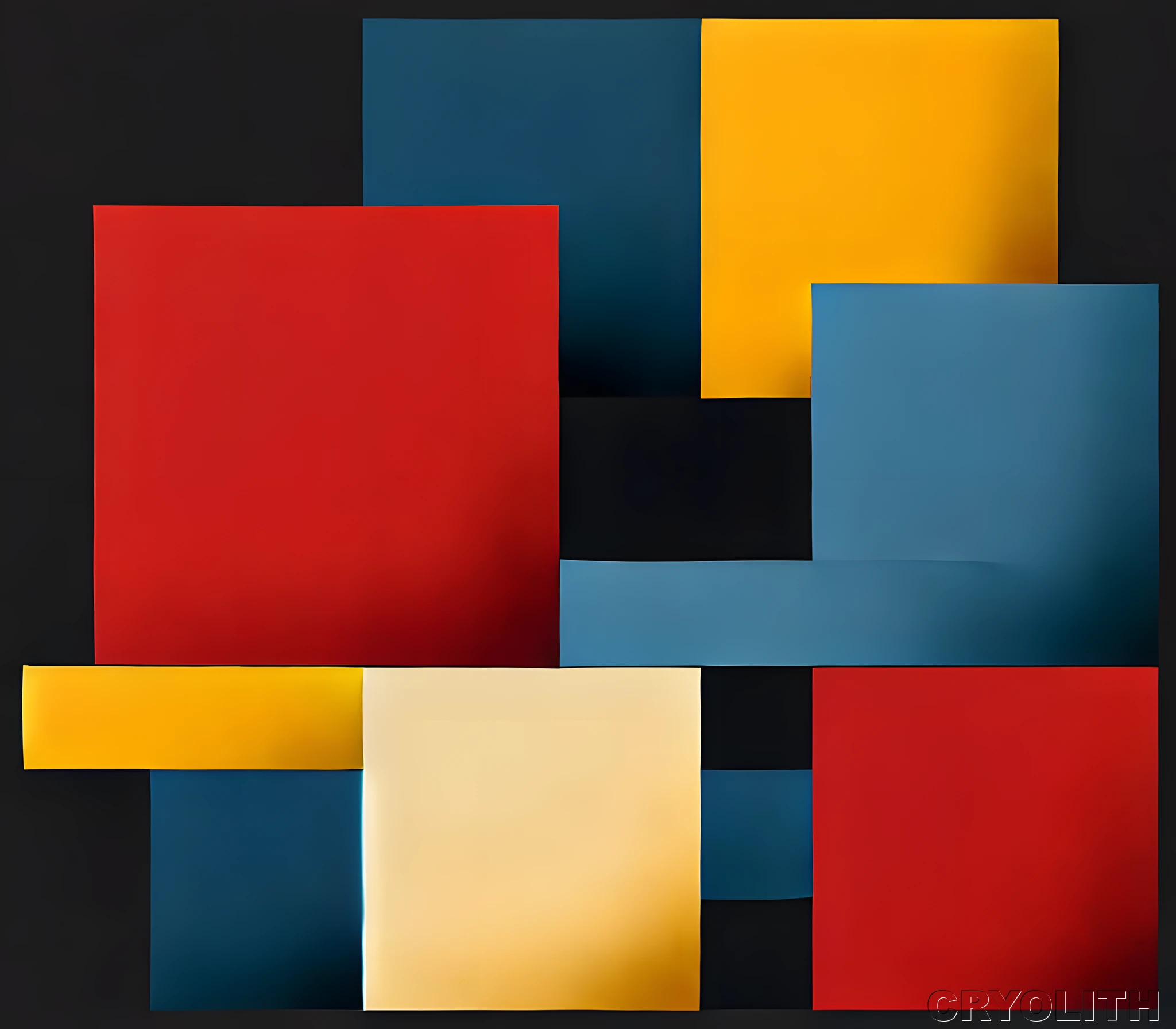 Primary Tension - Kaleidoscope of Form artwork by Cryolith