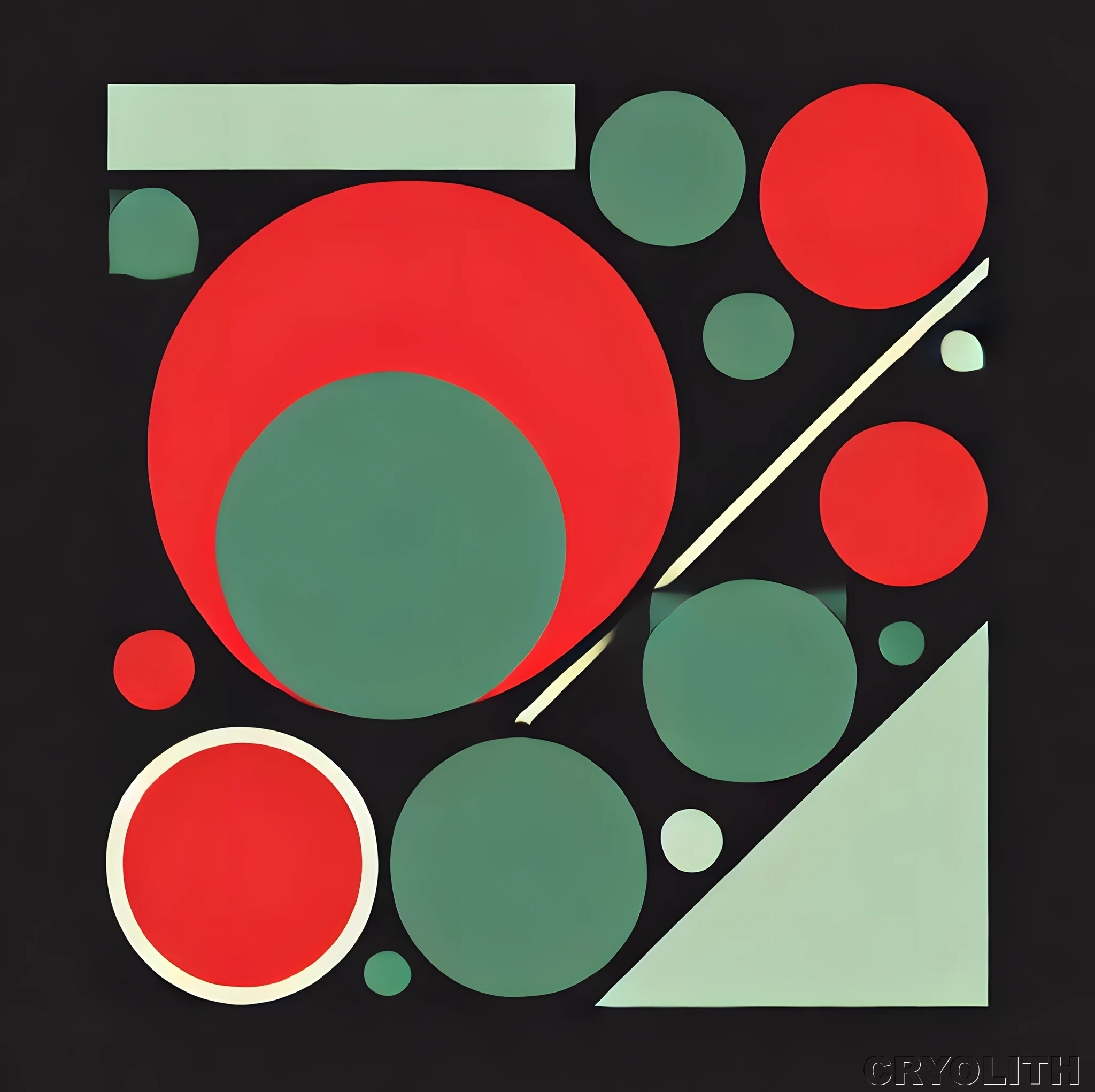 Red Focus - Kaleidoscope of Form artwork by Cryolith
