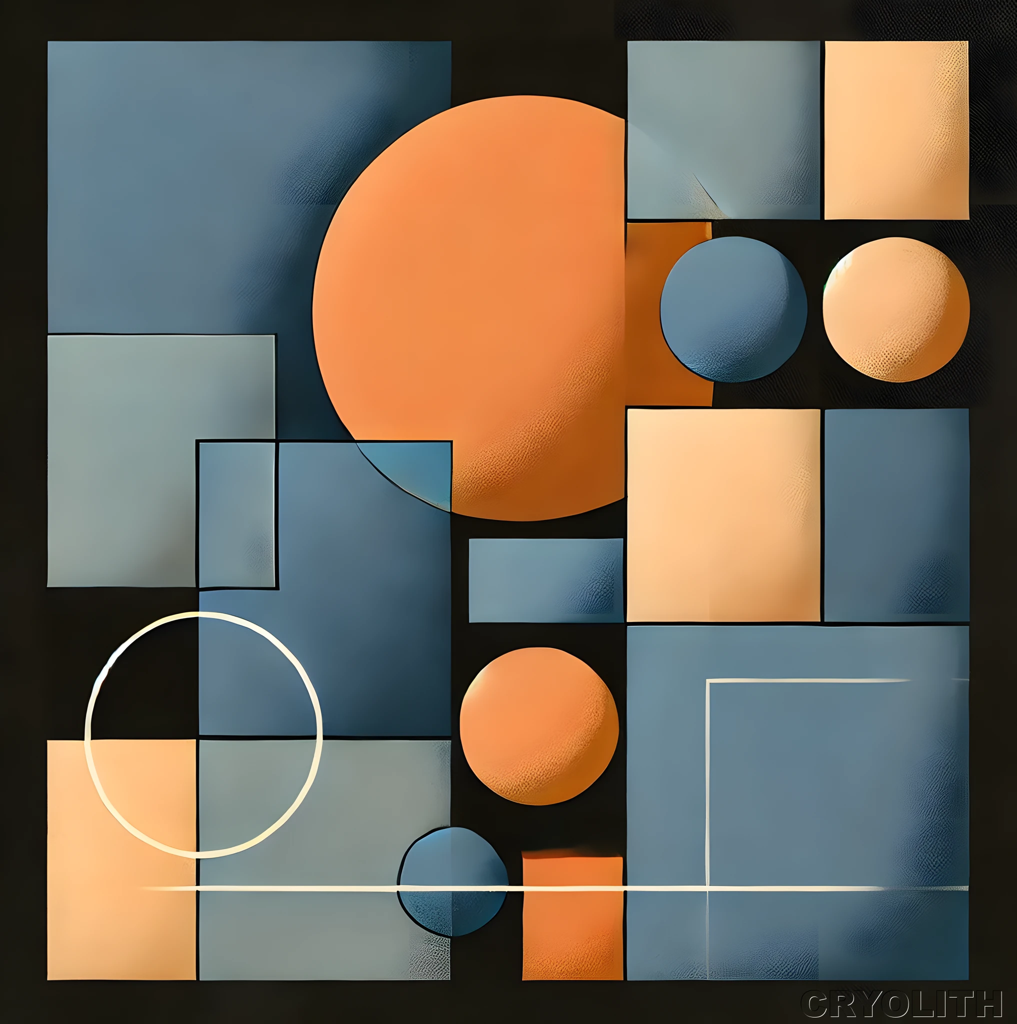 Retro Orbit - Kaleidoscope of Form artwork by Cryolith
