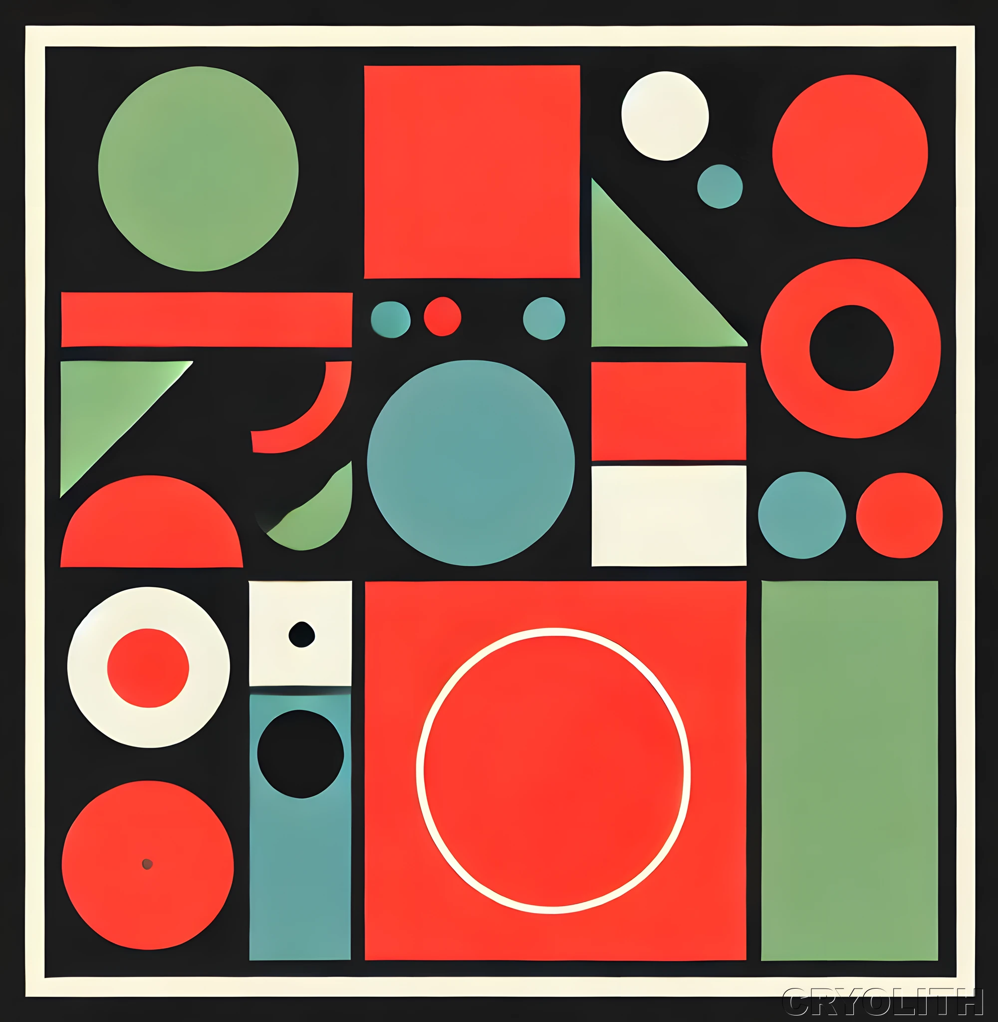 Retro Rhythms - Kaleidoscope of Form artwork by Cryolith