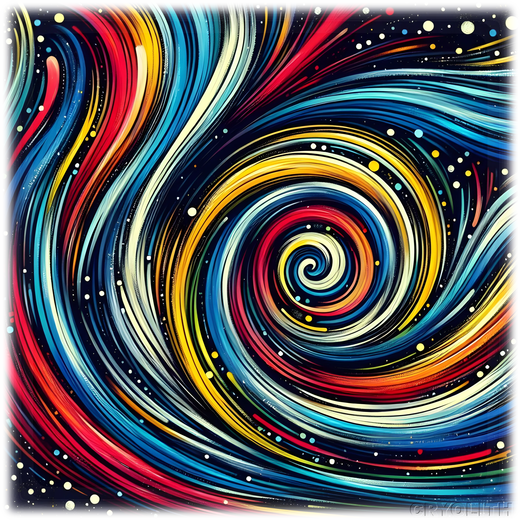 Spiral Universe - Kaleidoscope of Form artwork by Cryolith