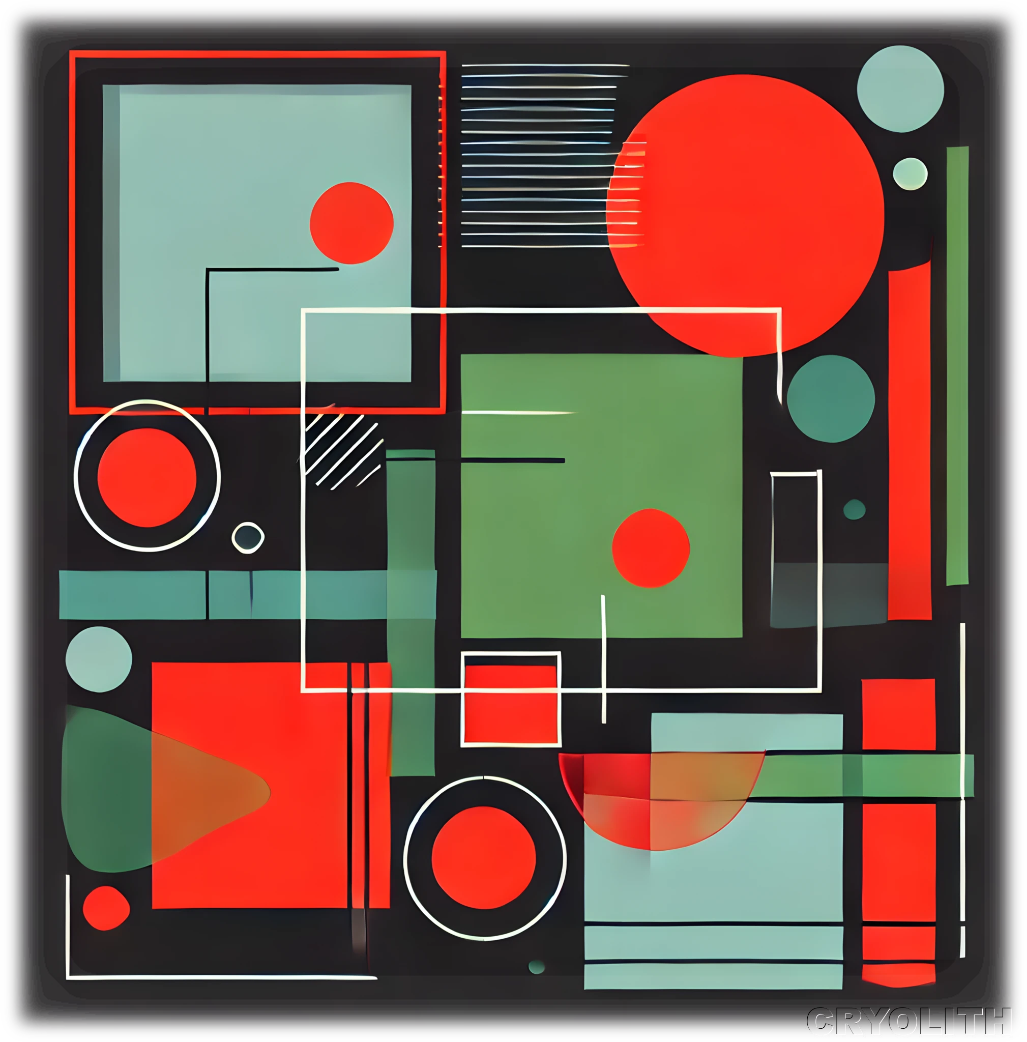 Structured Pulse - Kaleidoscope of Form artwork by Cryolith