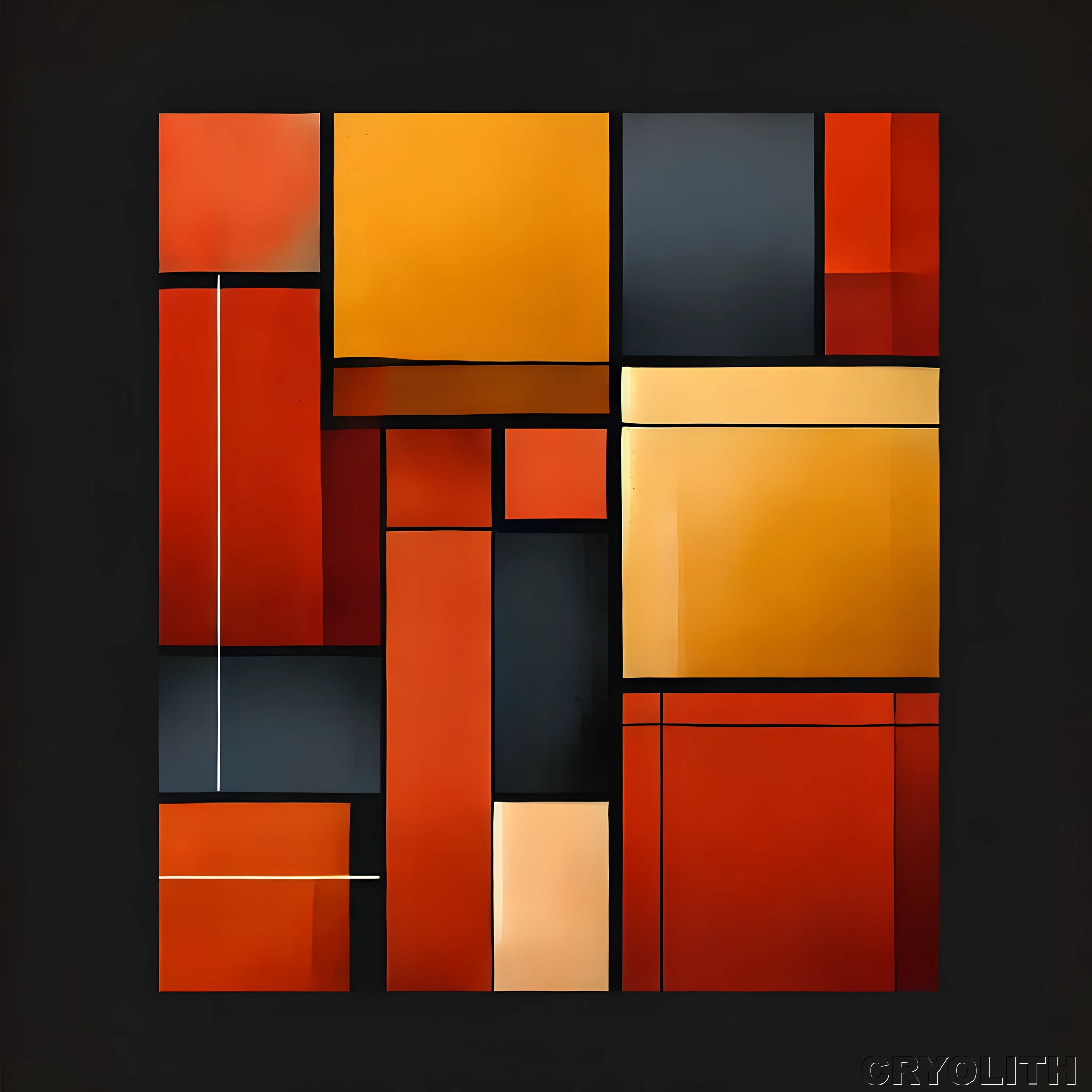 Sunrise Flow - Kaleidoscope of Form artwork by Cryolith