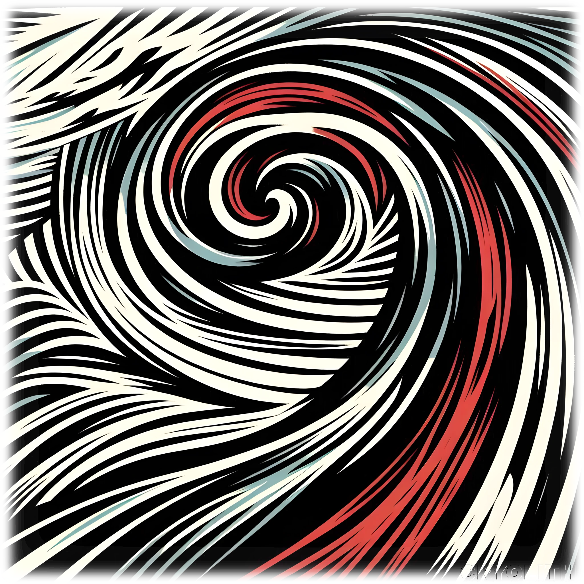Swirl Rhythm - Kaleidoscope of Form artwork by Cryolith