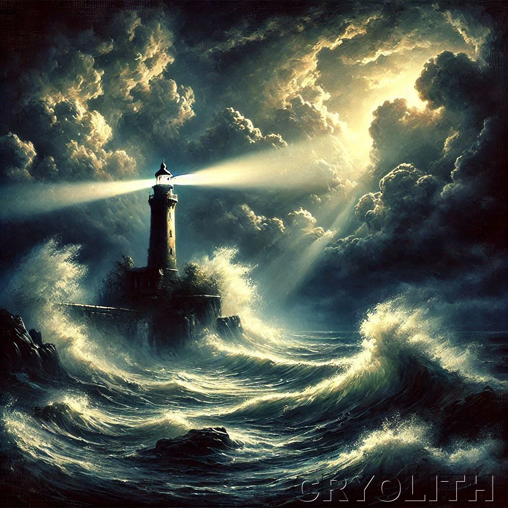 Beacon in the Storm - Illuminated Perspectives artwork by Cryolith