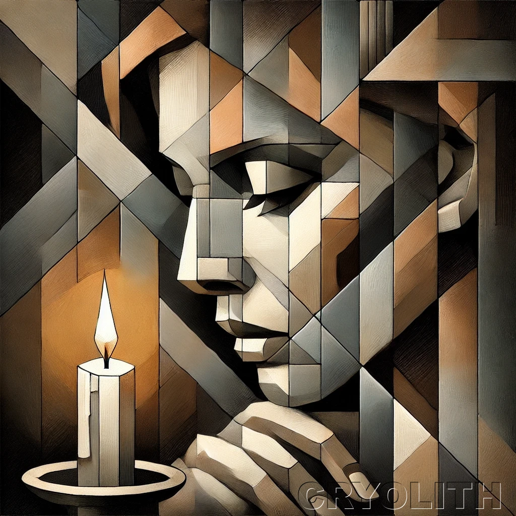 Fragmented Candlelight - Illuminated Perspectives artwork by Cryolith