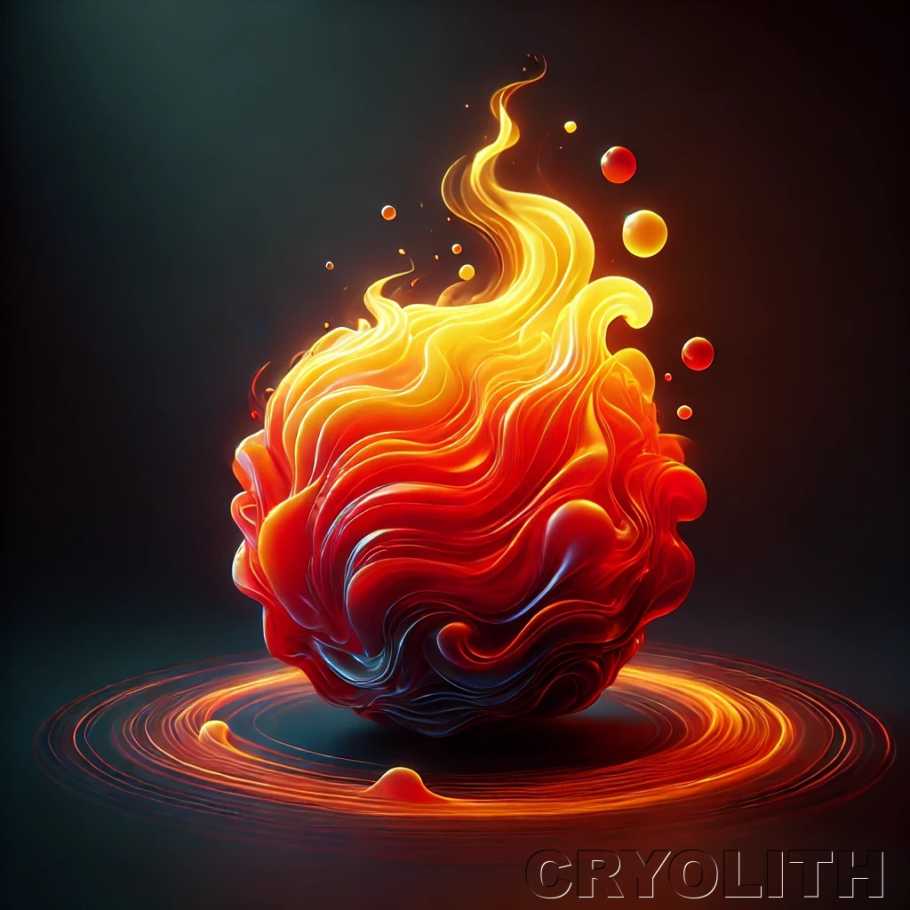 Eternal Flame - Chromatic Flow artwork by Cryolith