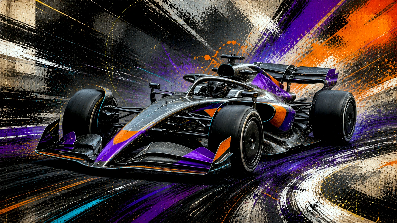 Edge of Adhesion - Machines in Motion artwork by Cryolith