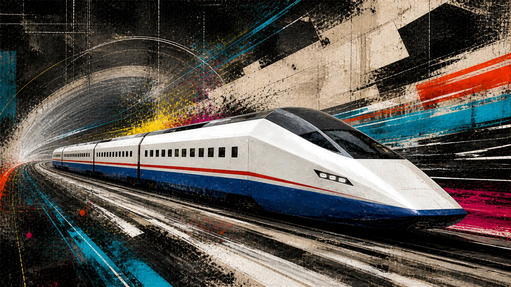 Silent Arrow - Machines in Motion artwork by Cryolith
