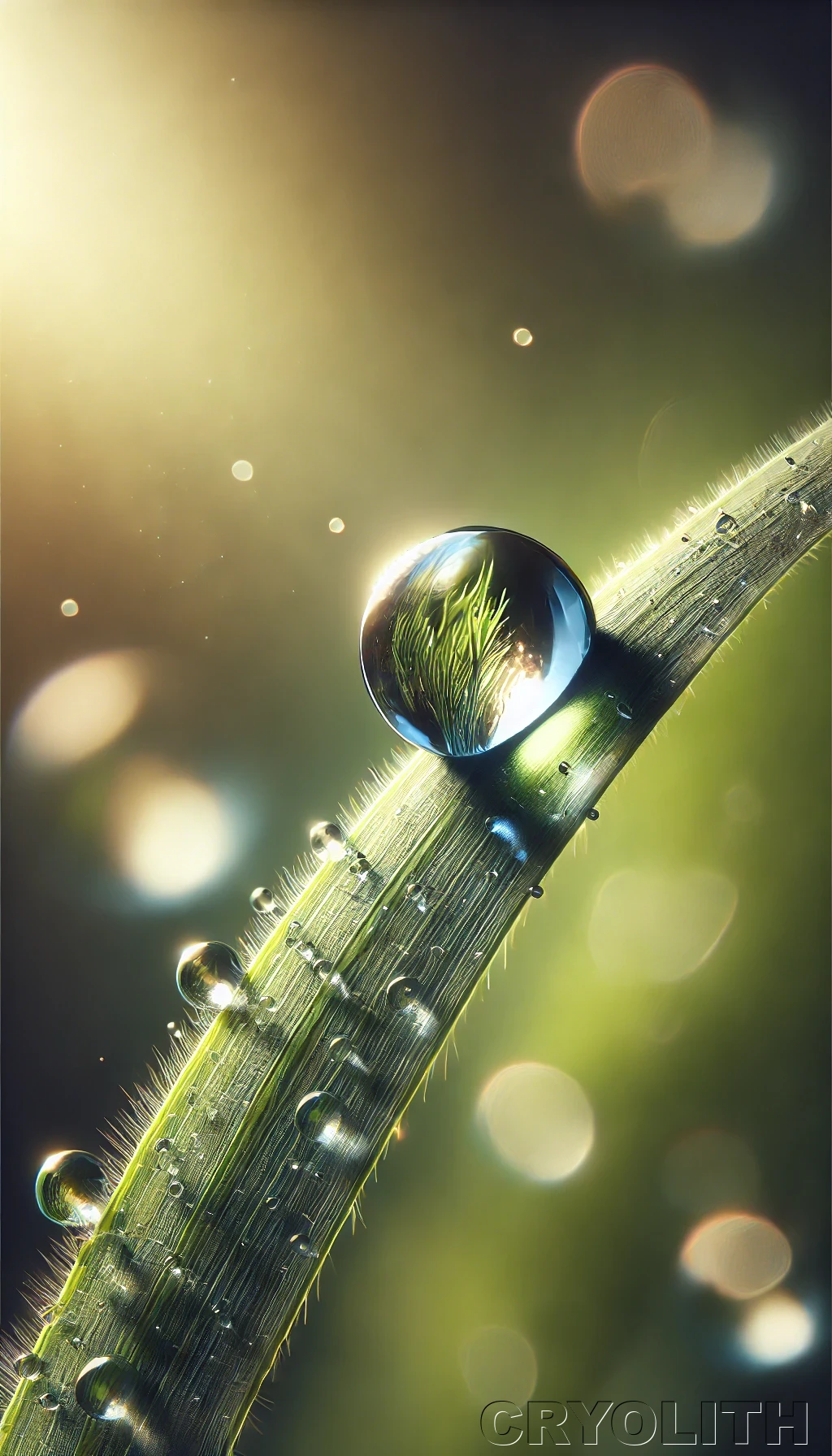 Life in a Water Drop - Microcosms of Nature artwork by Cryolith
