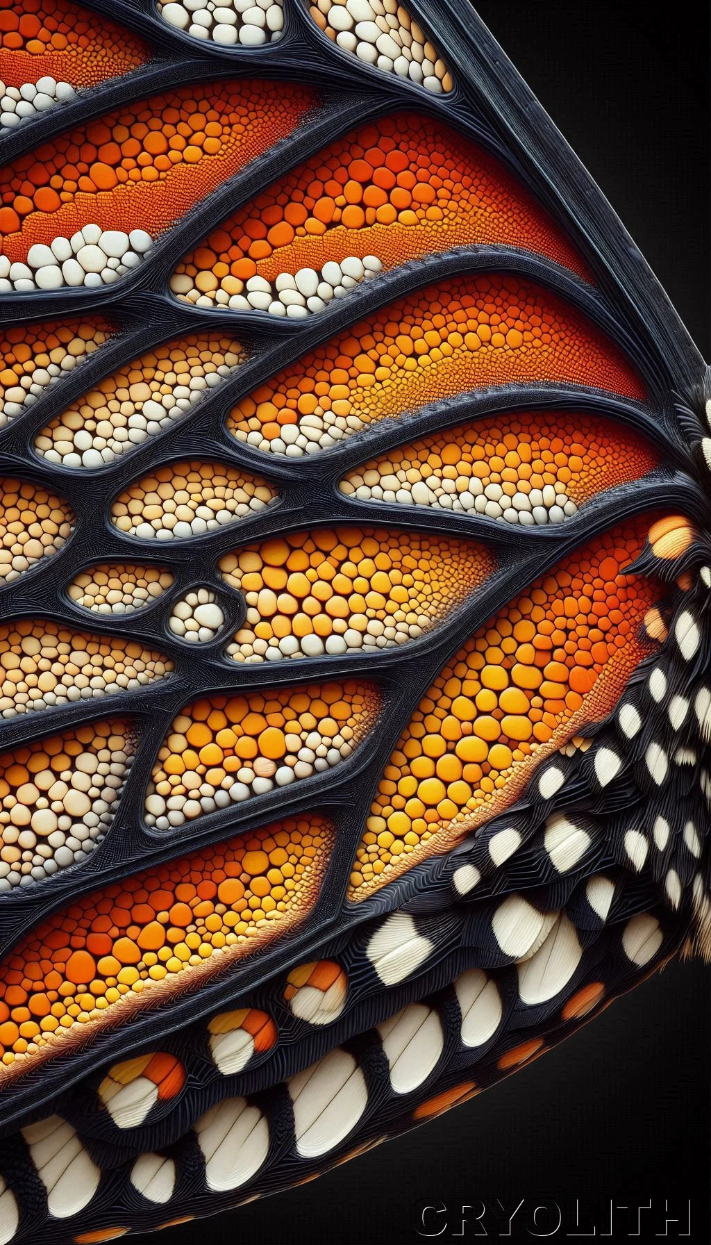 Wings of a Monarch - Microcosms of Nature artwork by Cryolith
