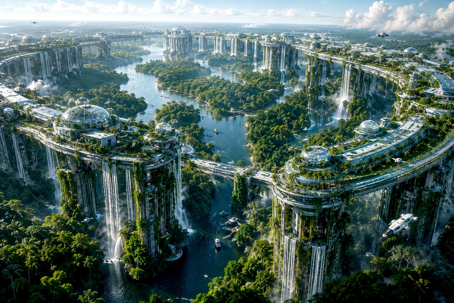The Amazon Megastructure - Parallel Earths artwork by Cryolith