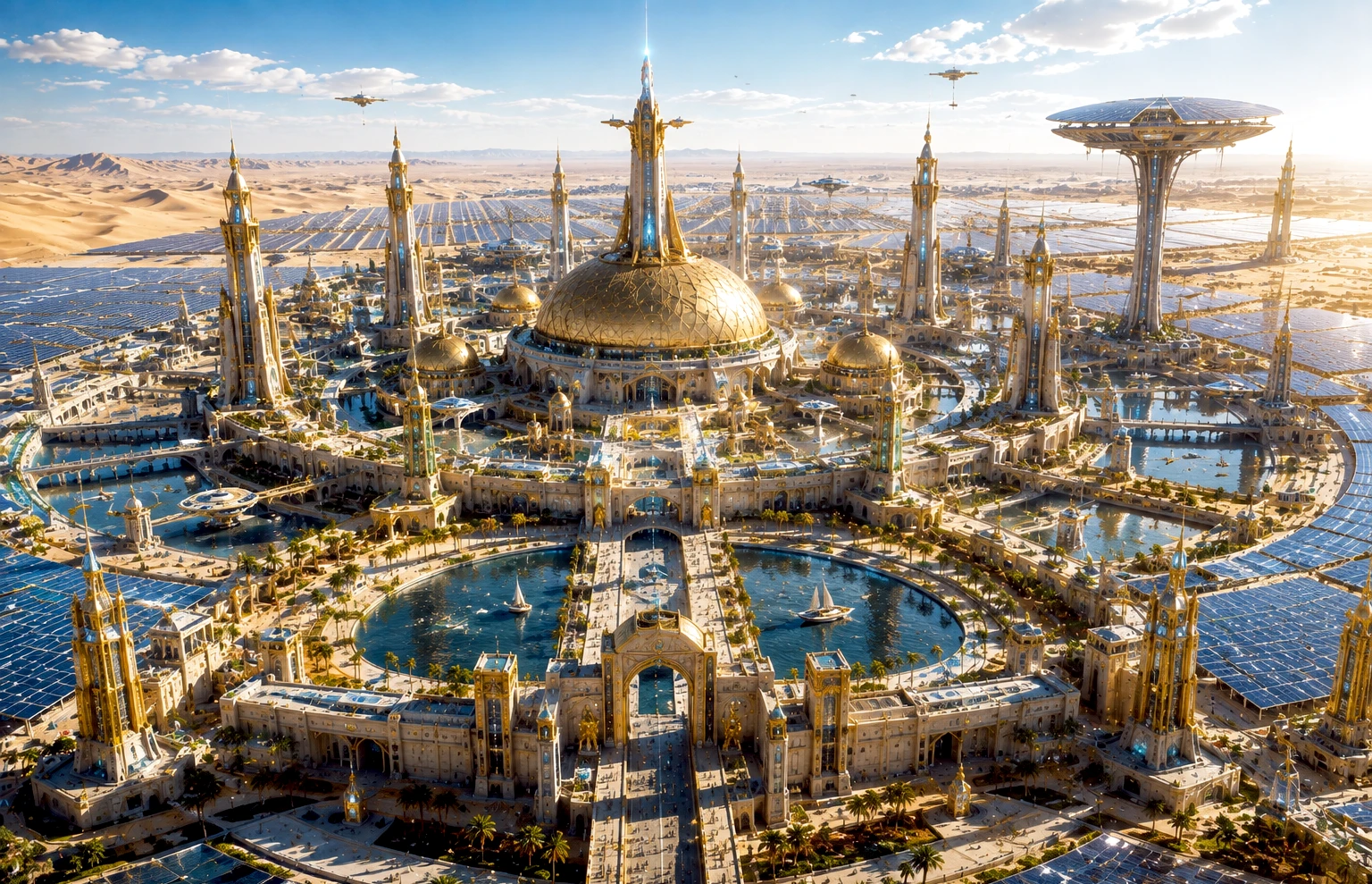The Sahara Solar Kingdom - Parallel Earths artwork by Cryolith